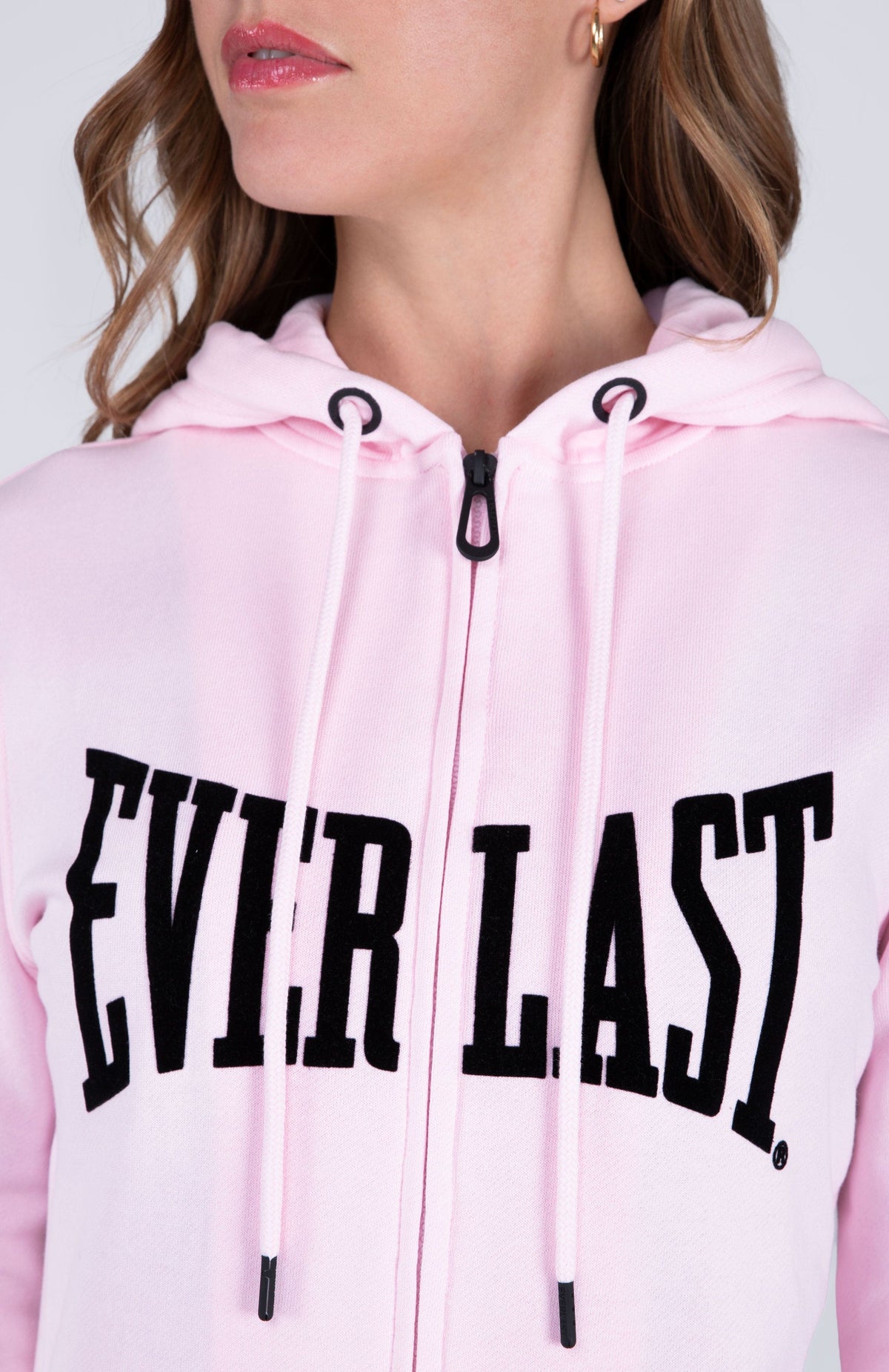 Chaqueta Hood Basic Heart Rosado Everlast