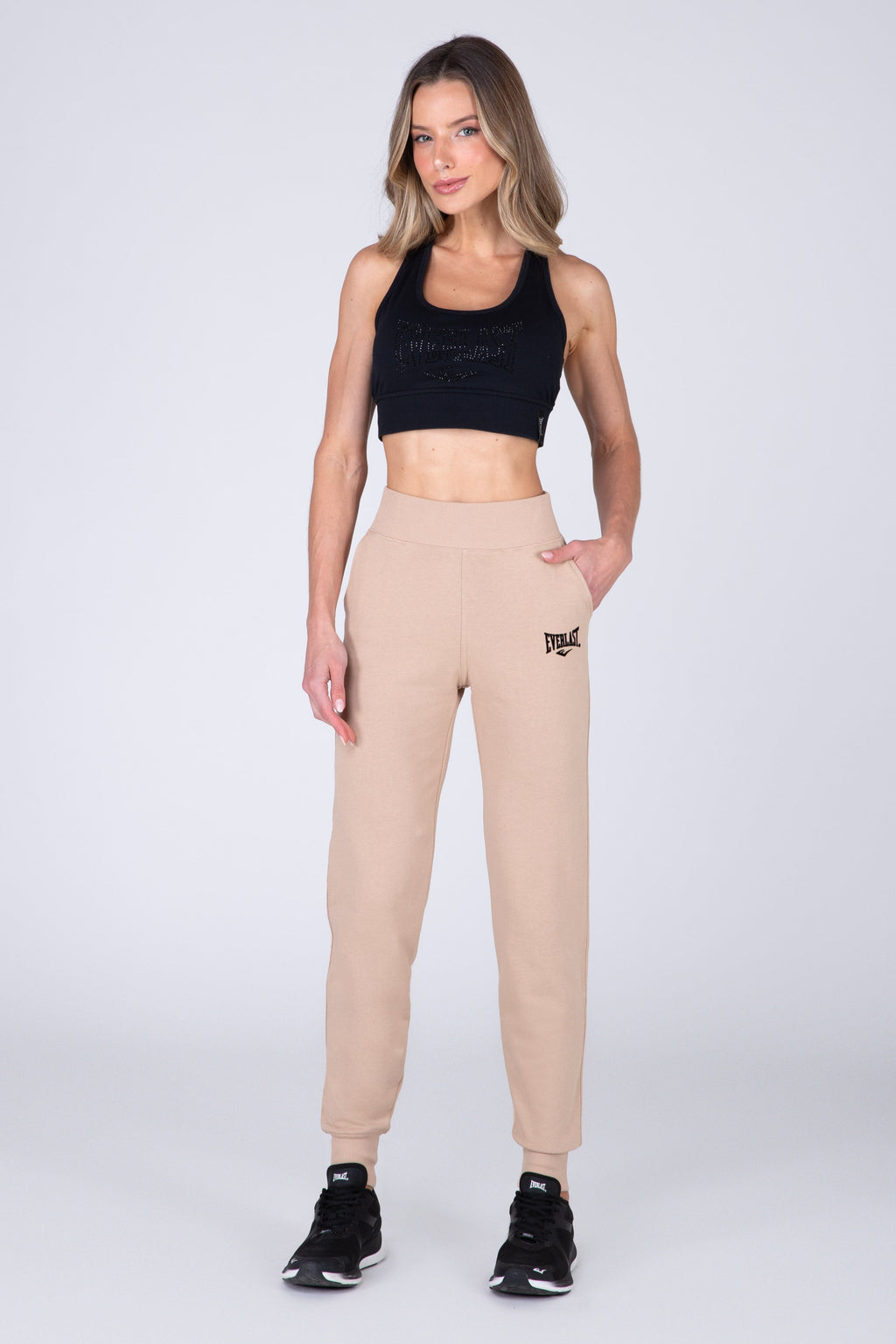 Jogger Basic Heart Beige Everlast