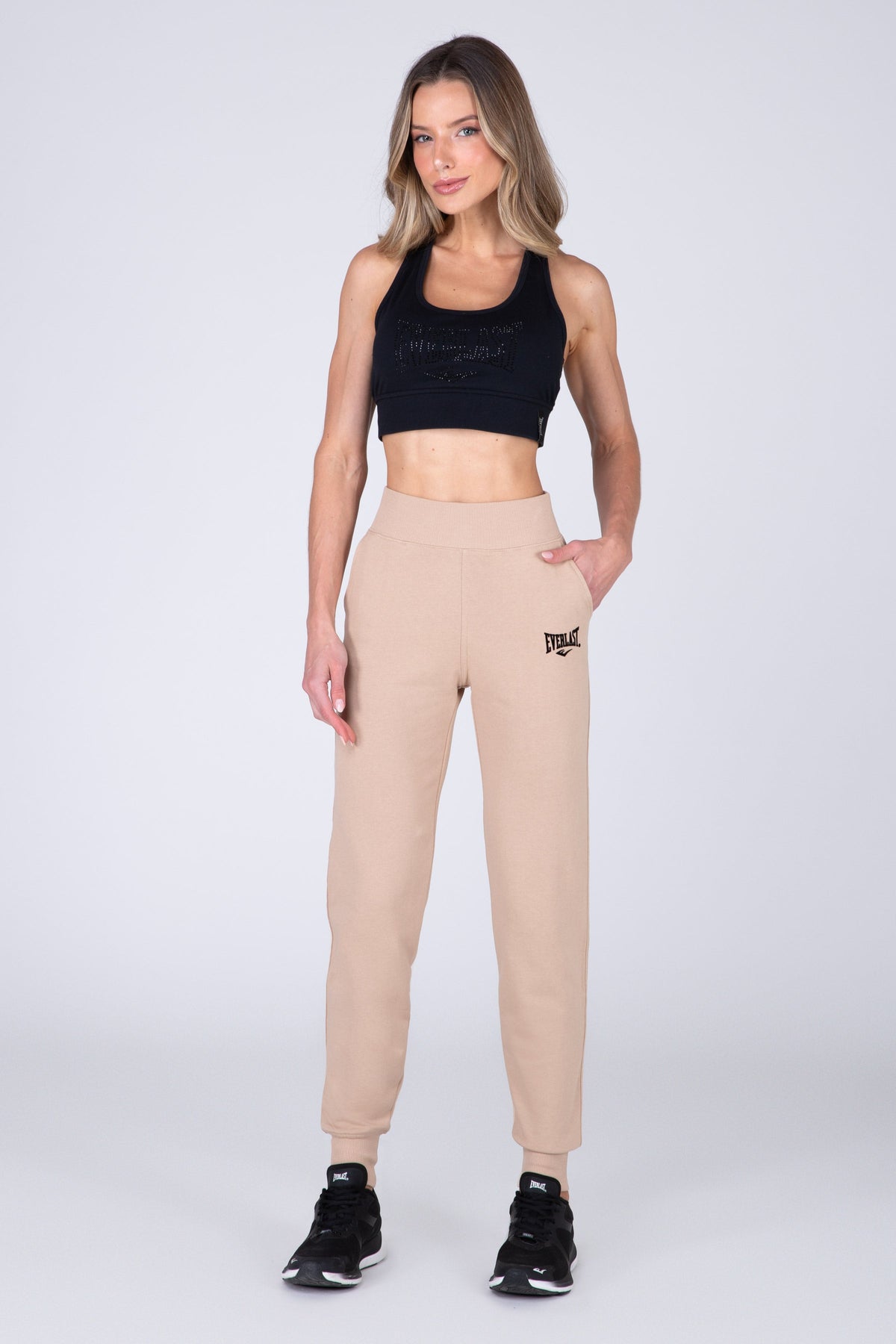 Jogger Basic Heart Beige Everlast