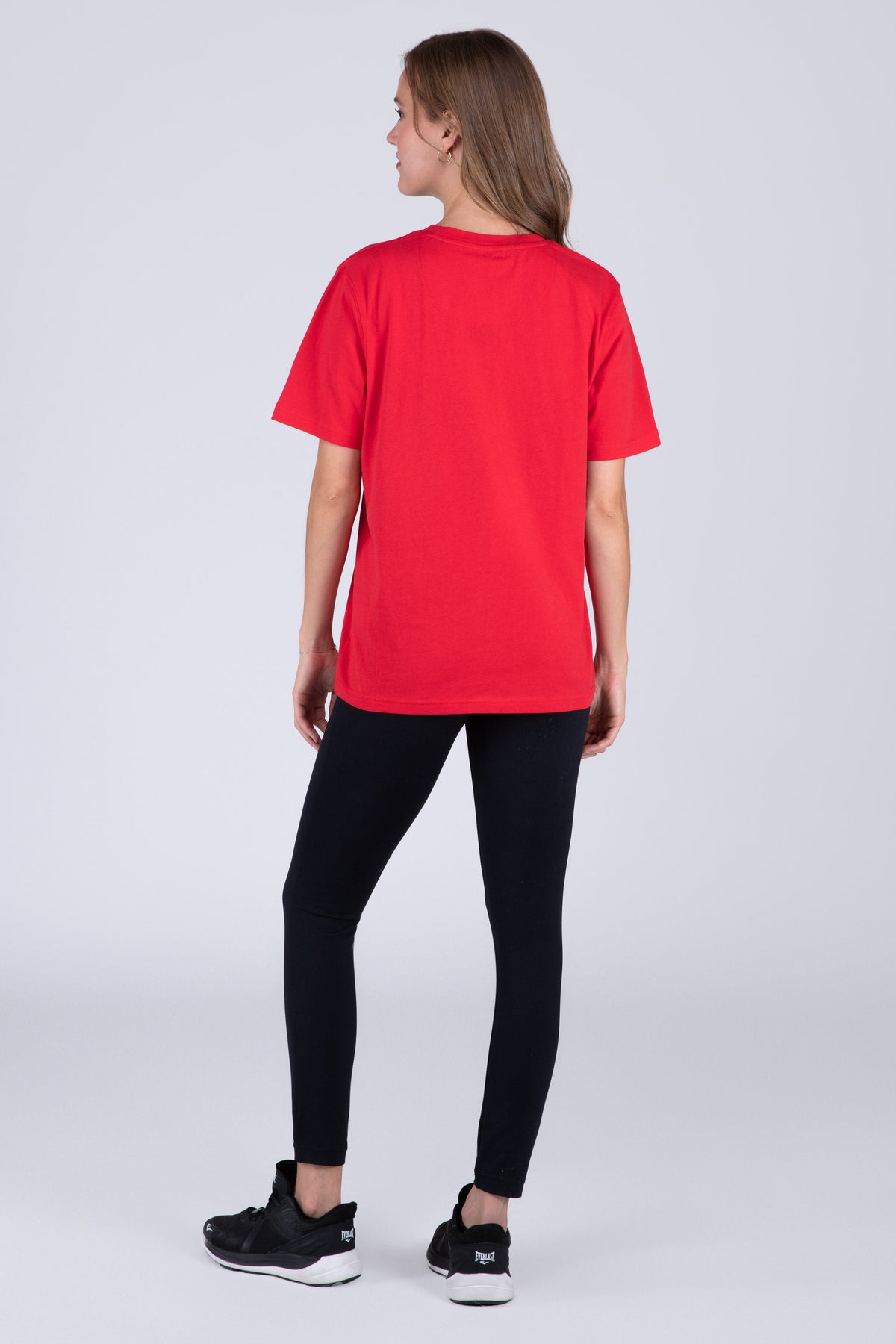 Polera Manga Corta Basic Heart Rojo Everlast
