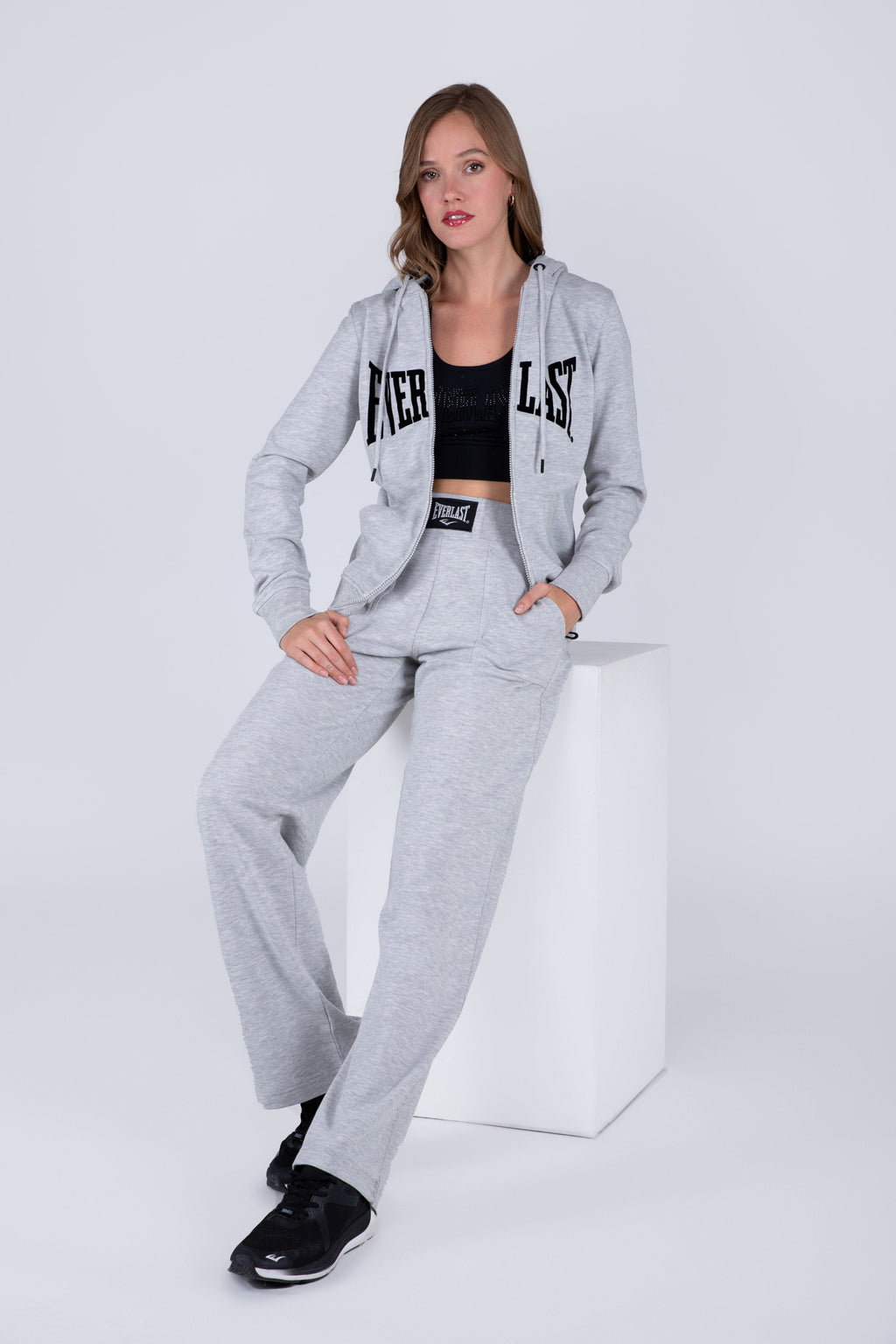 Pantalon Basic Heart Gris Everlast