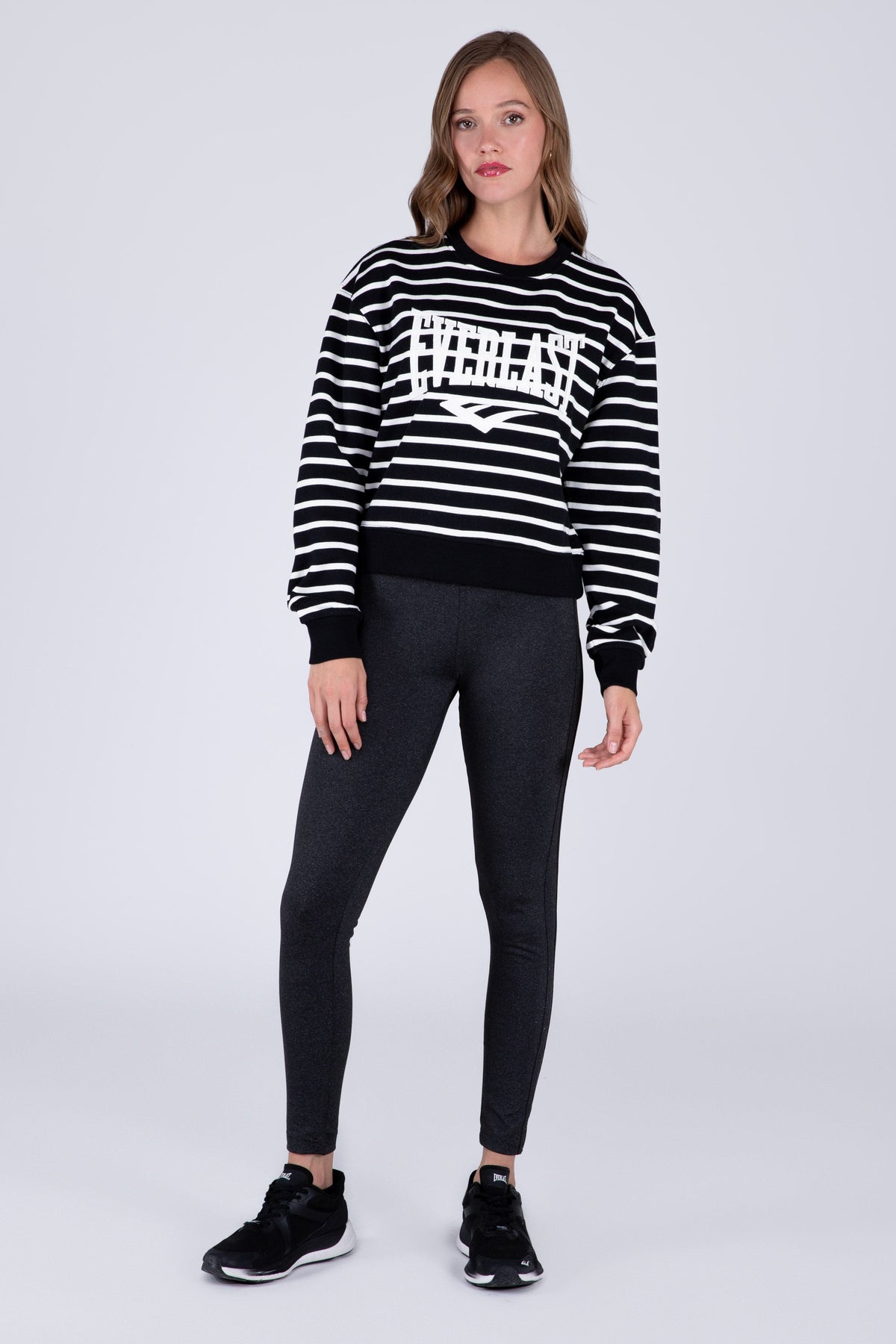 Poleron Crew Neck Millennium Negro Everlast