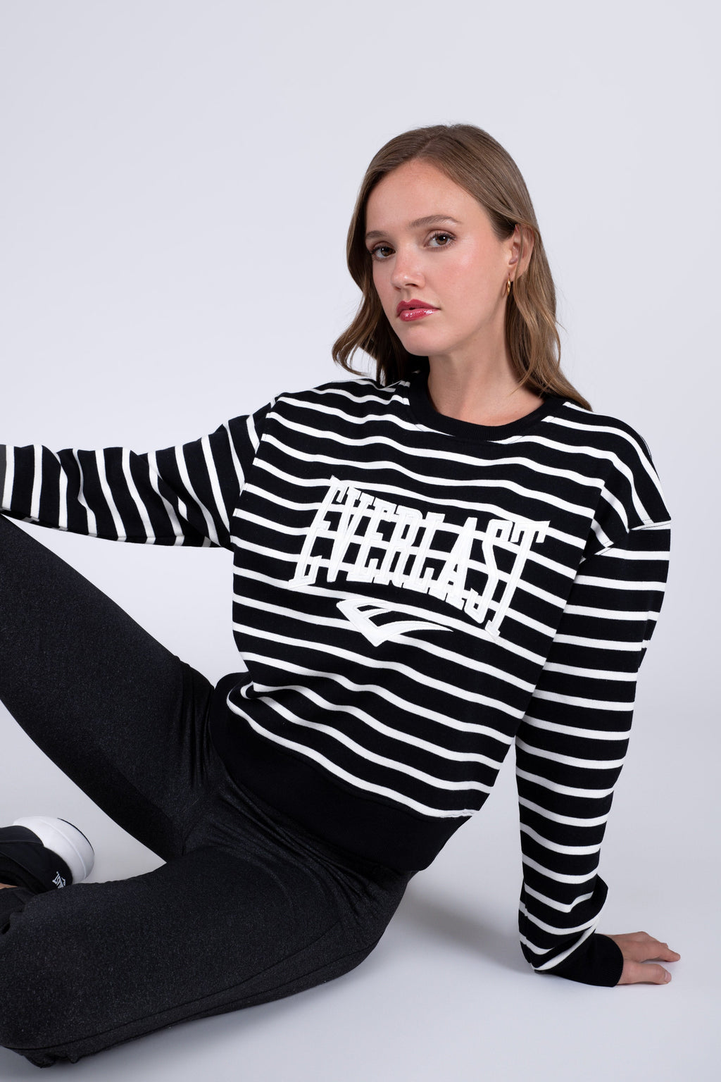 Poleron Crew Neck Millennium Negro Everlast