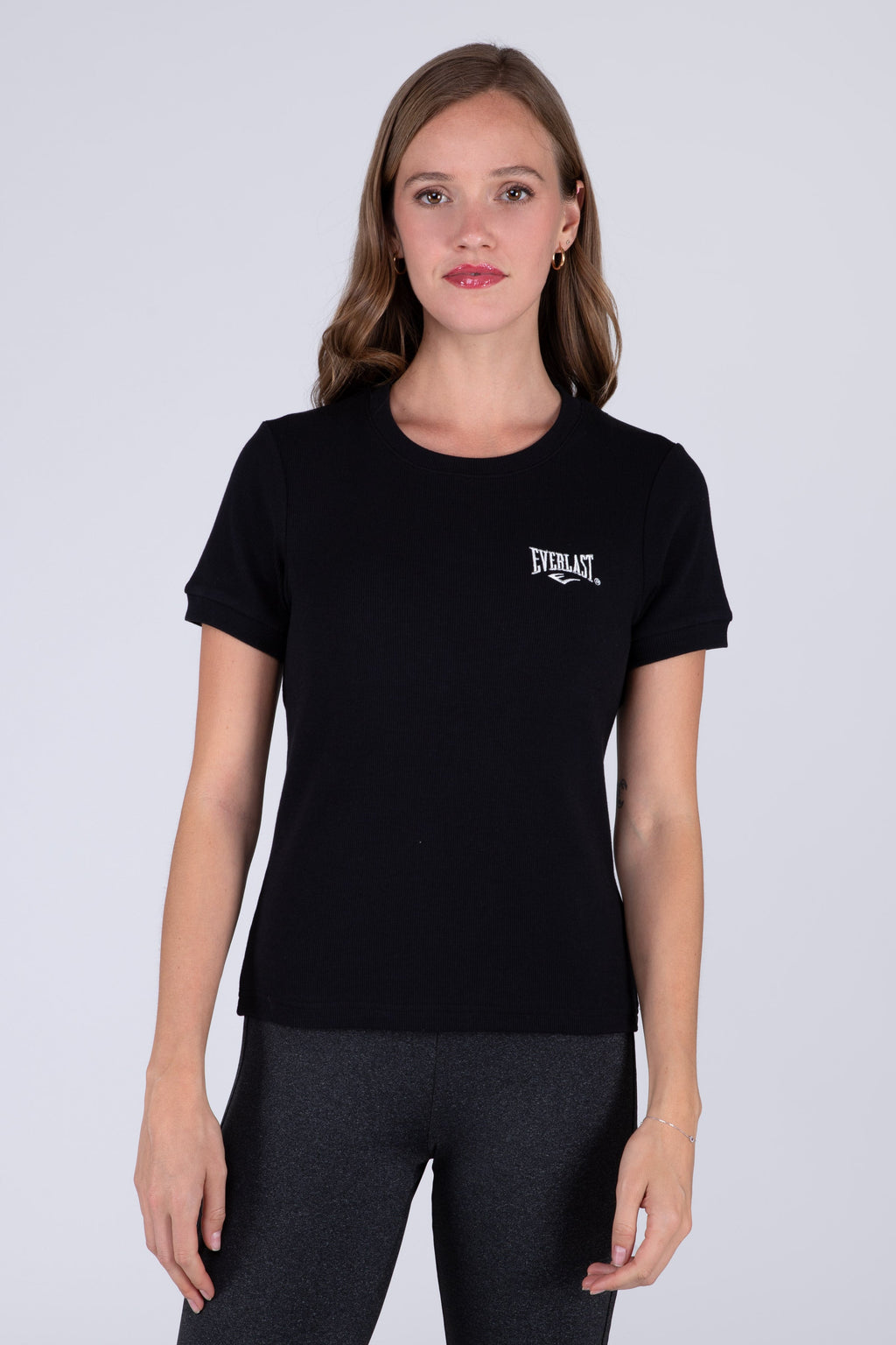 Polera Manga Corta Millennium Negro Everlast