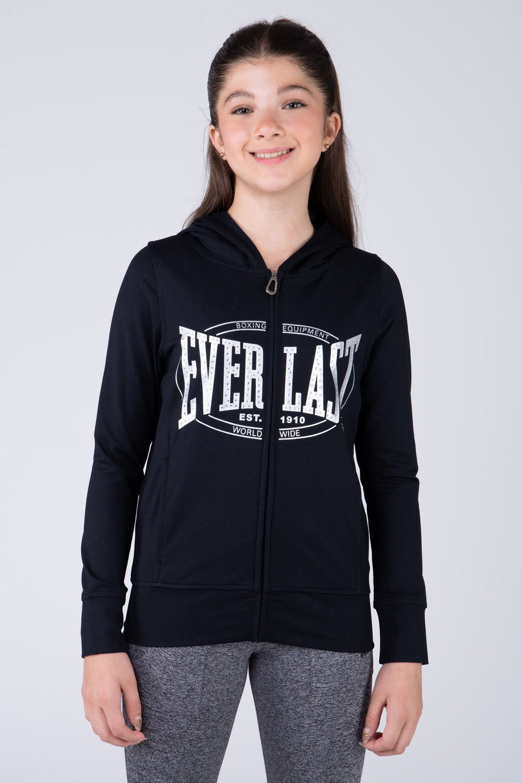 Chaqueta Basic Two Niña Negro Everlast