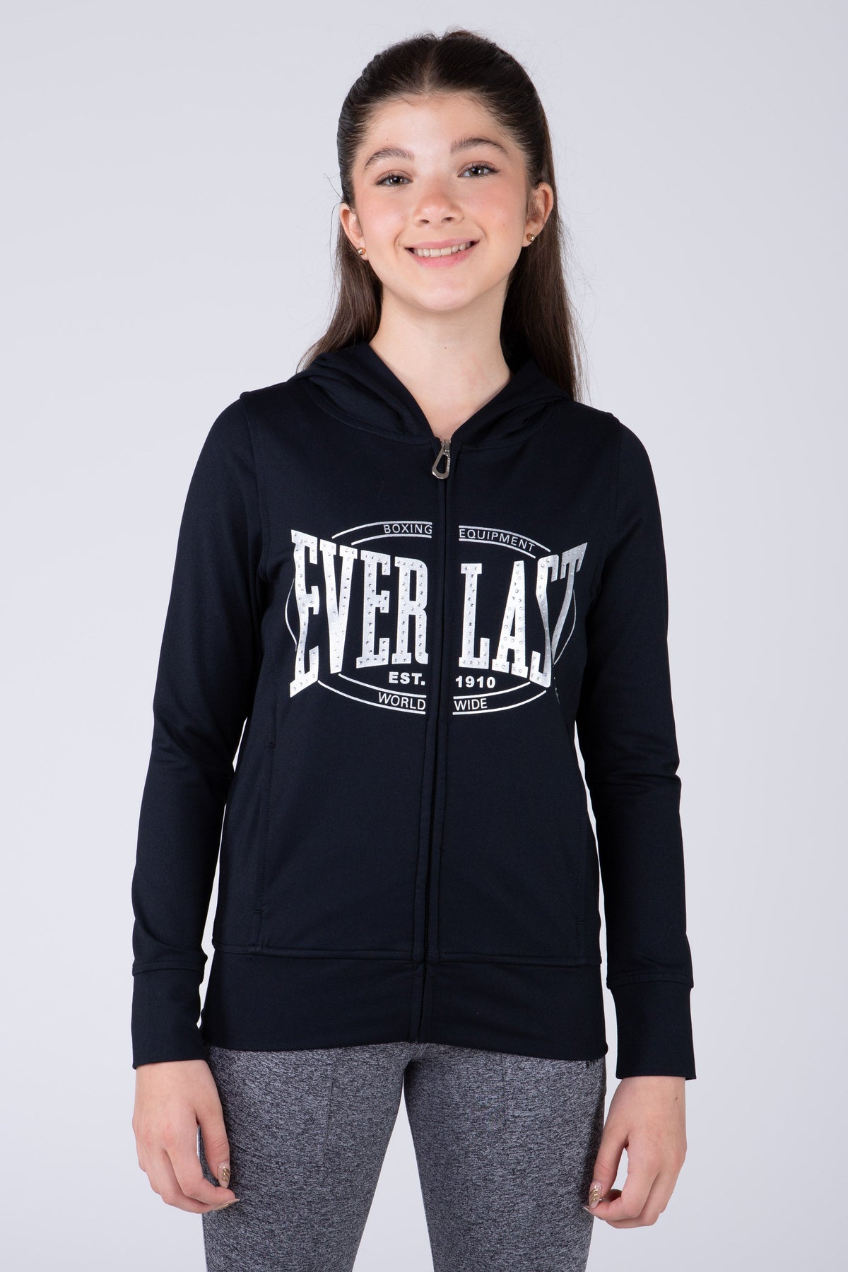 Chaqueta Basic Two Niña Negro Everlast