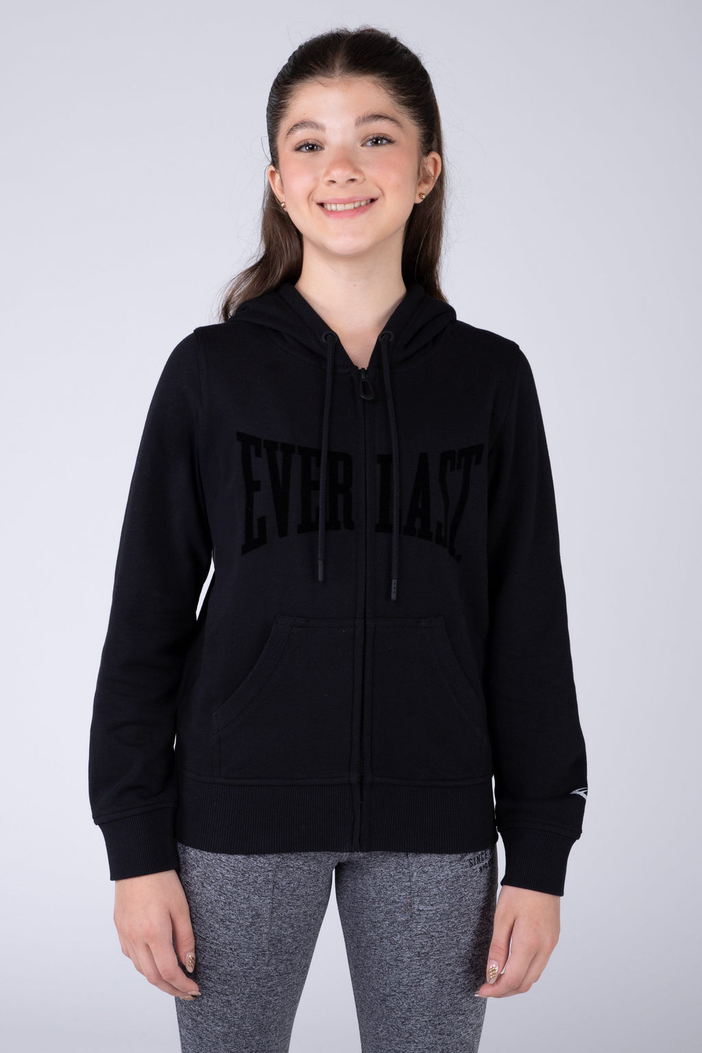Chaqueta Basic Heart Niña Negro Everlast