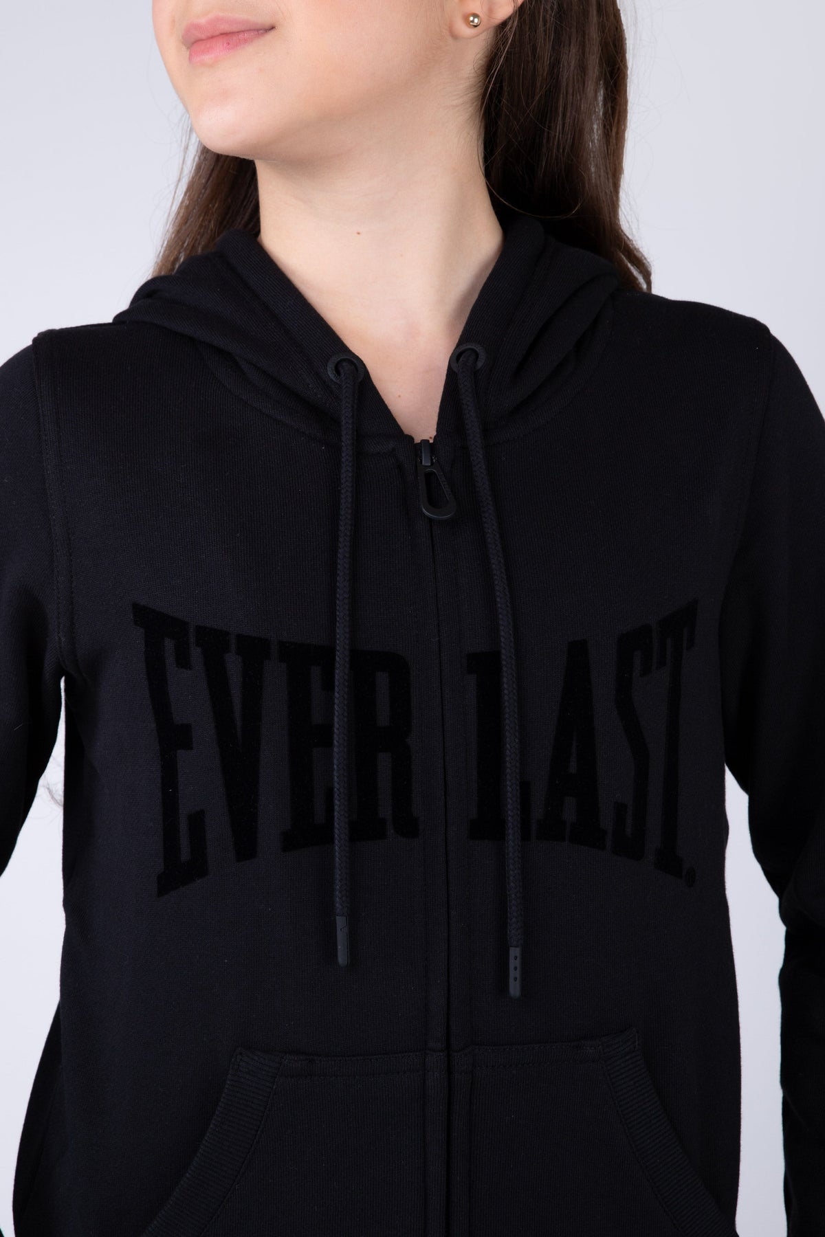Chaqueta Basic Heart Niña Negro Everlast