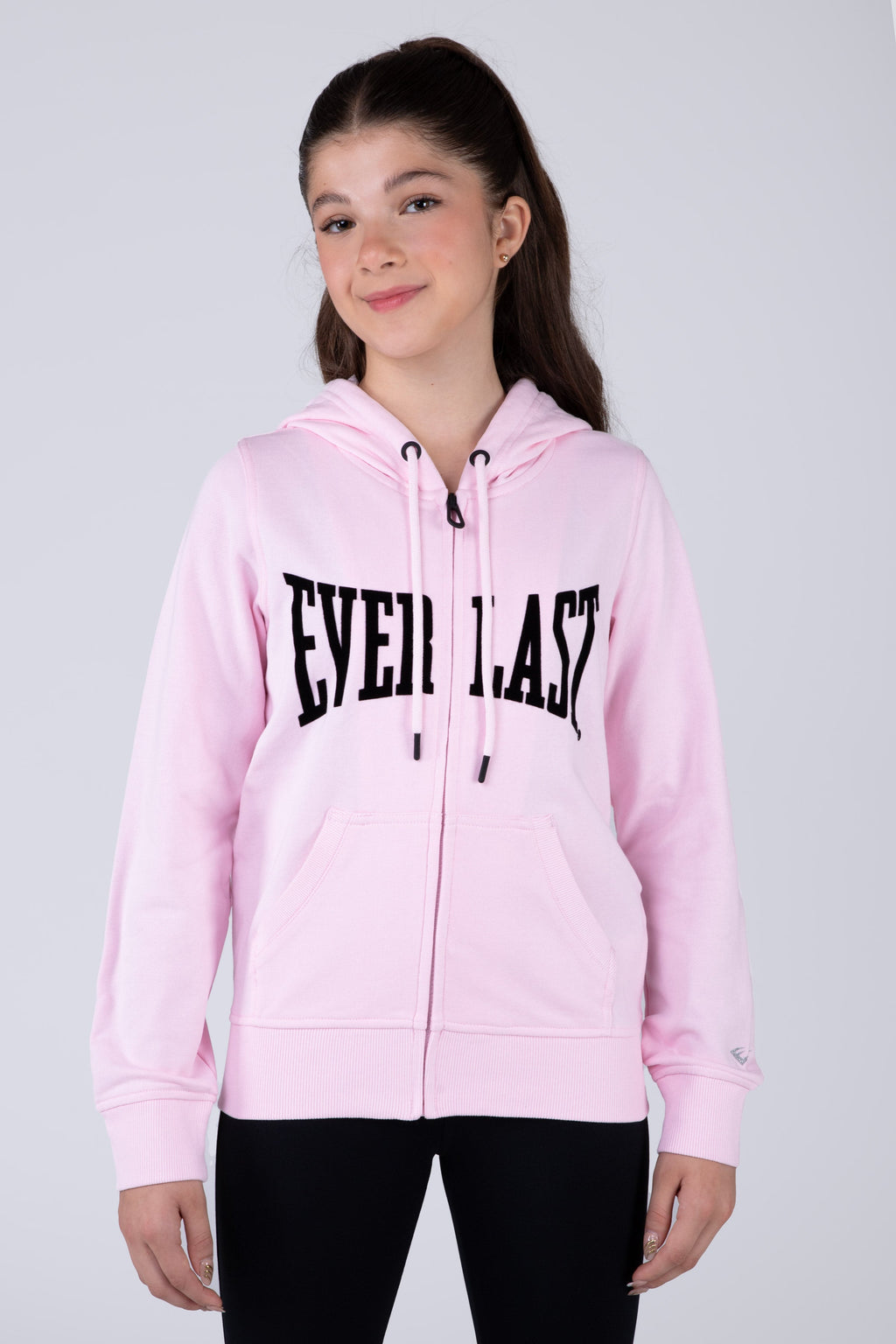 Chaqueta Basic Heart Niña Rosado Everlast