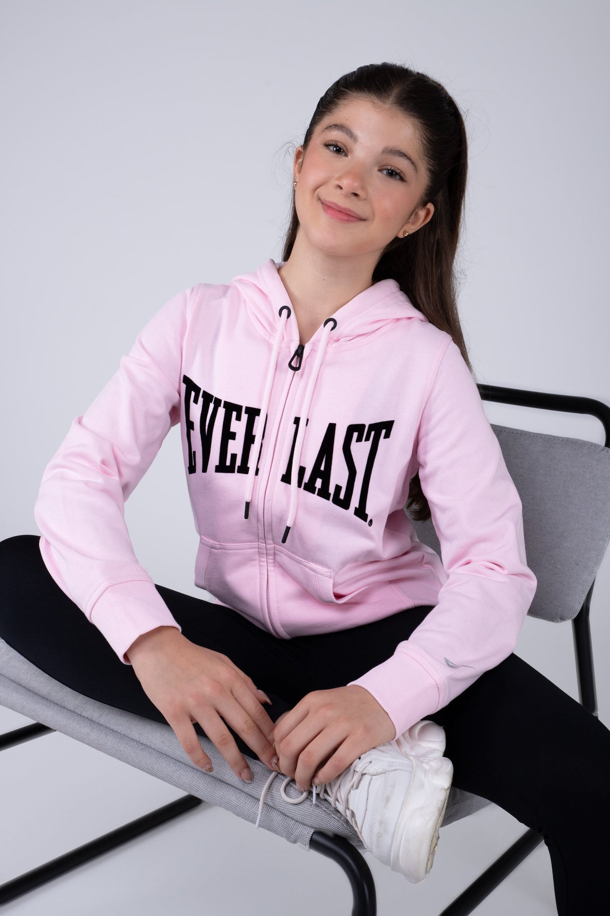 Chaqueta Basic Heart Niña Rosado Everlast