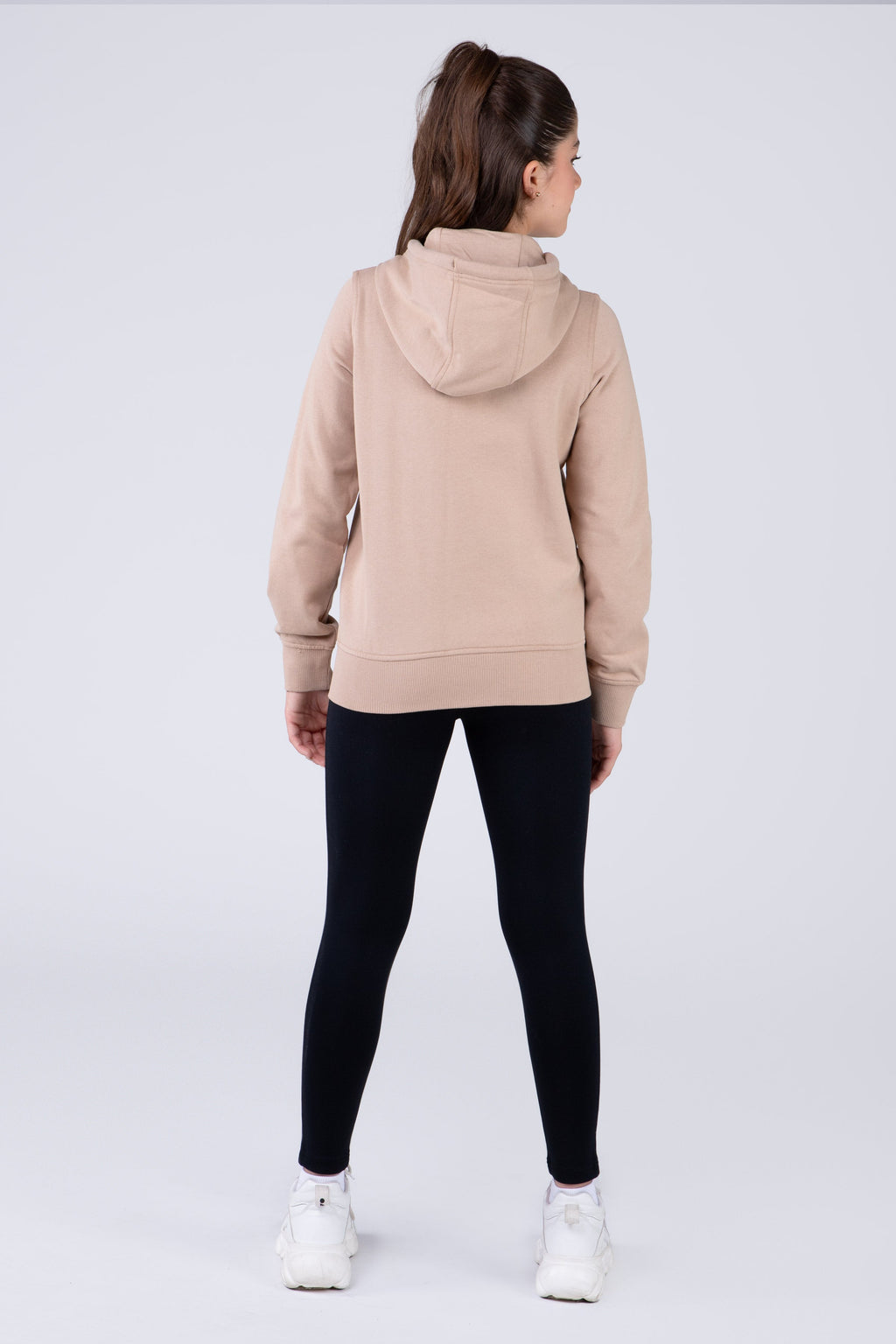 Chaqueta Basic Heart Niña Beige Everlast