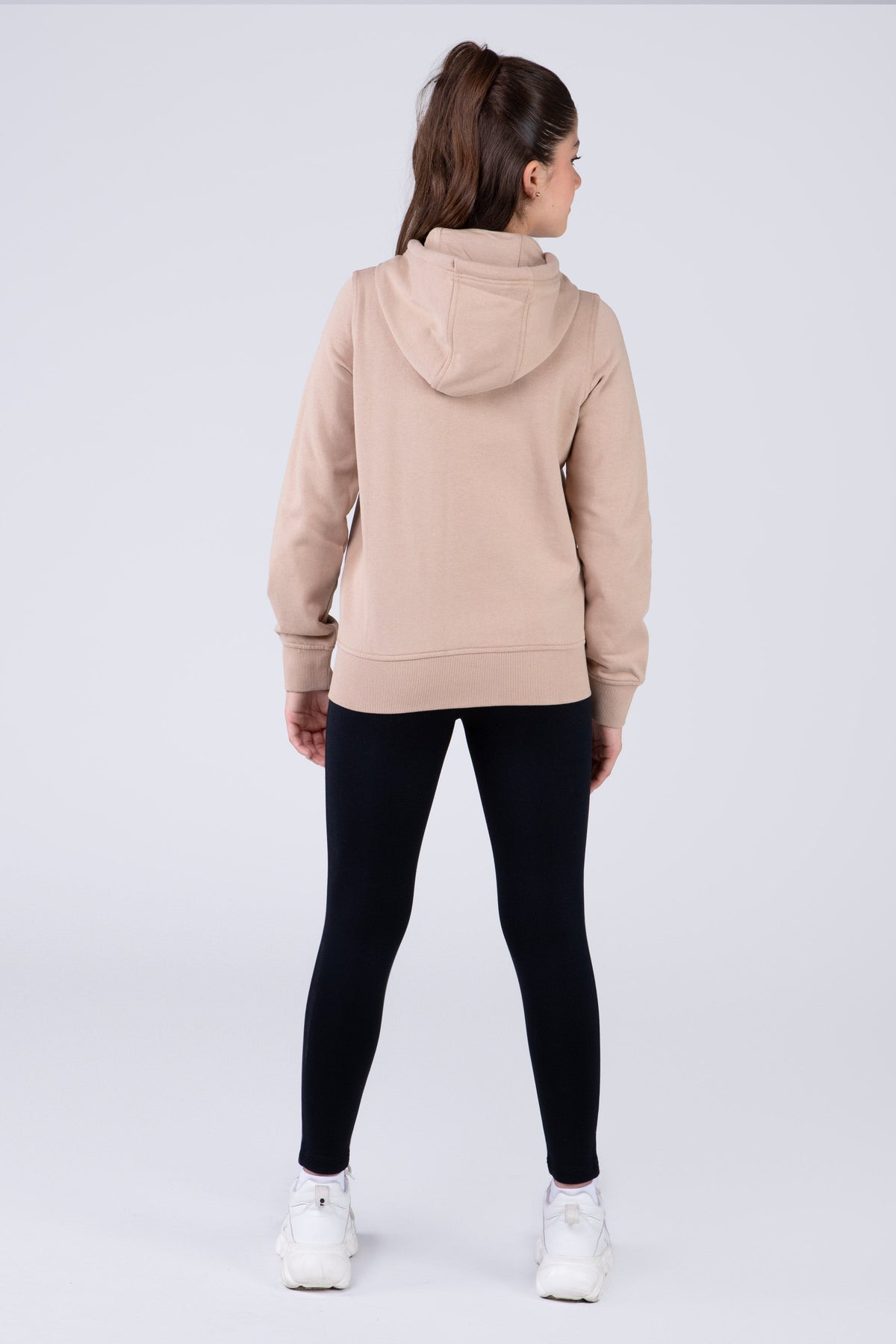 Chaqueta Basic Heart Niña Beige Everlast