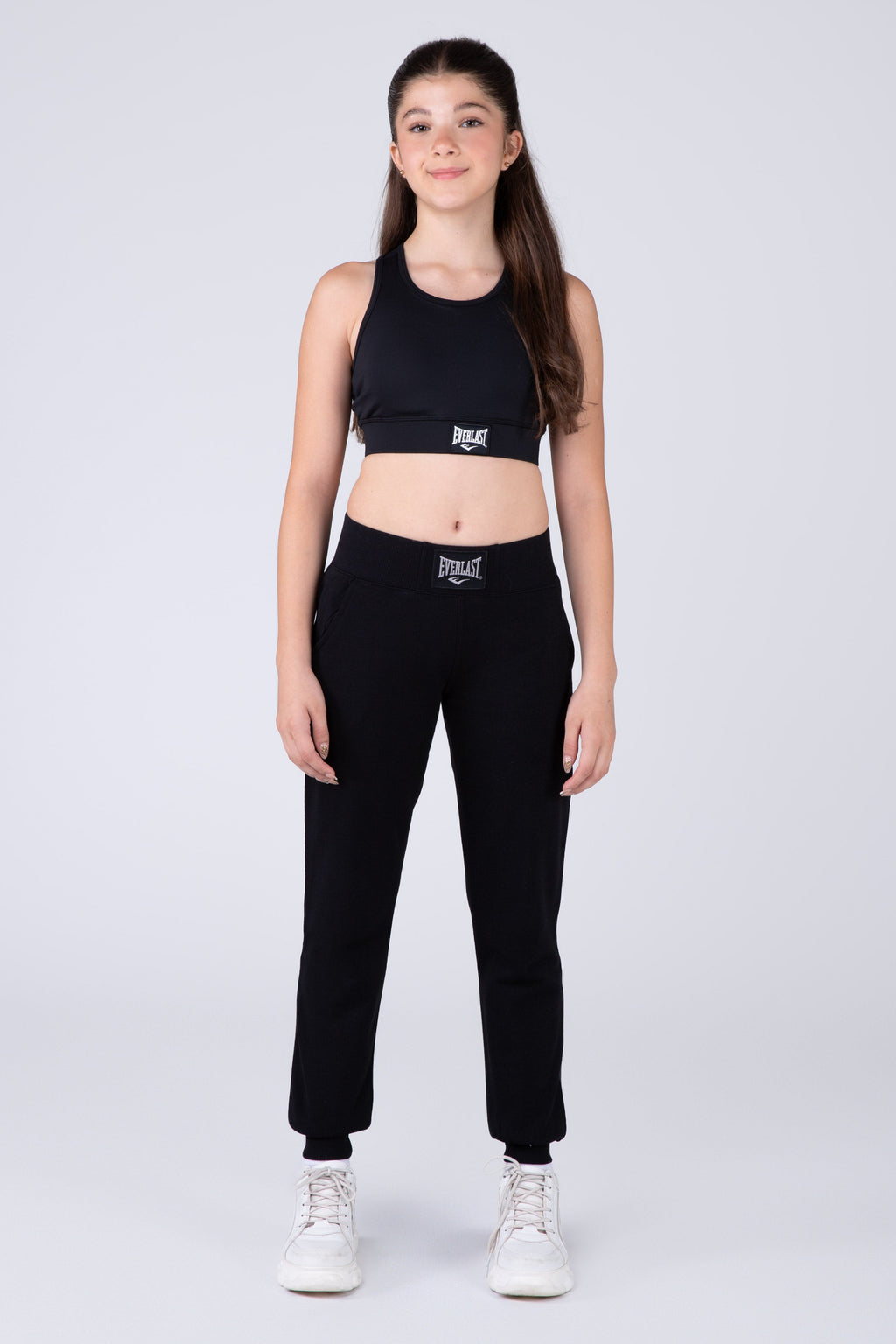 Jogger Basic Heart Niña Negro Everlast
