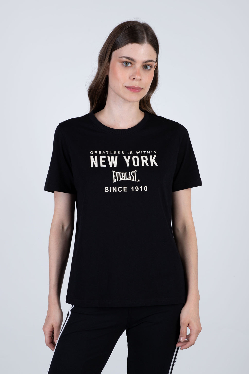 Polera Manga Corta Iron Negro Everlast