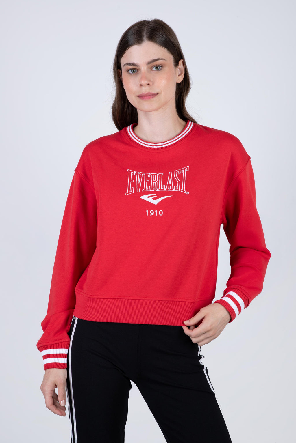 Poleron Crew Neck Down Rojo Everlast