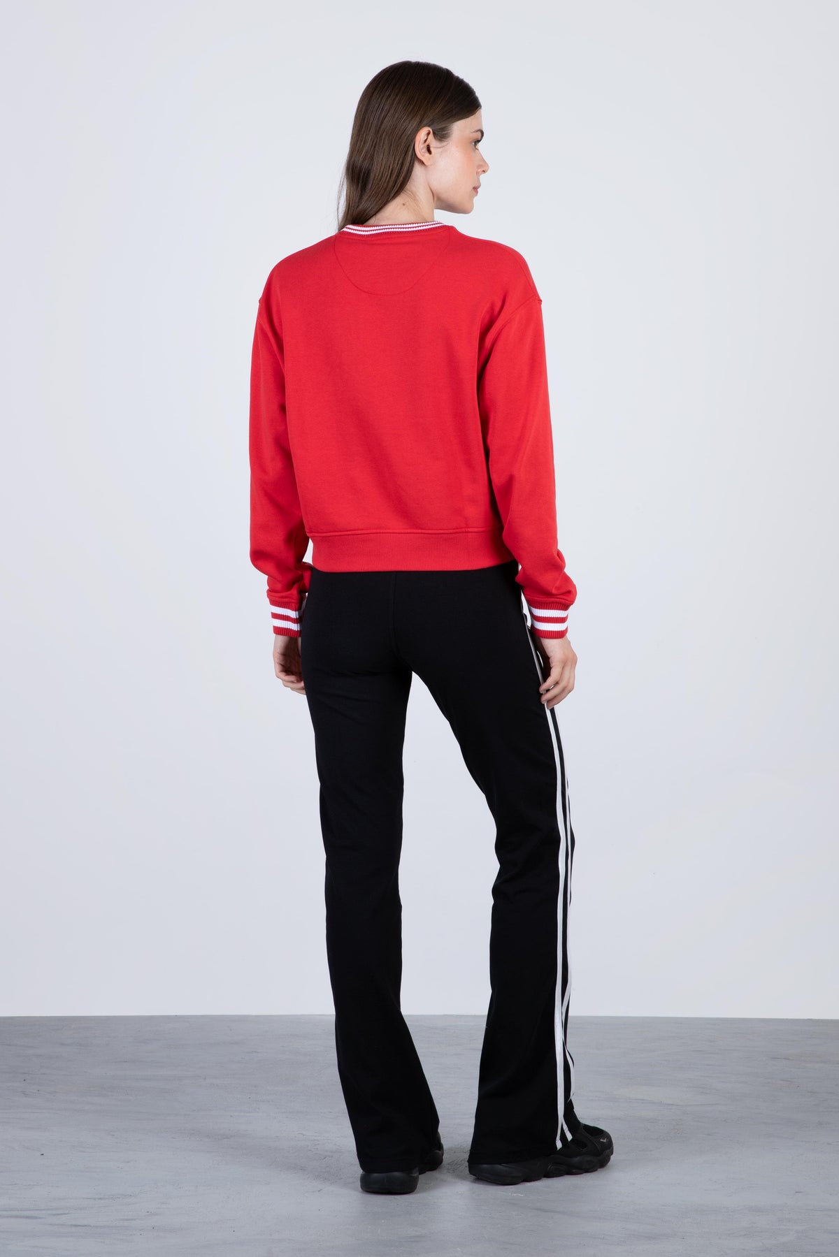 Poleron Crew Neck Down Rojo Everlast