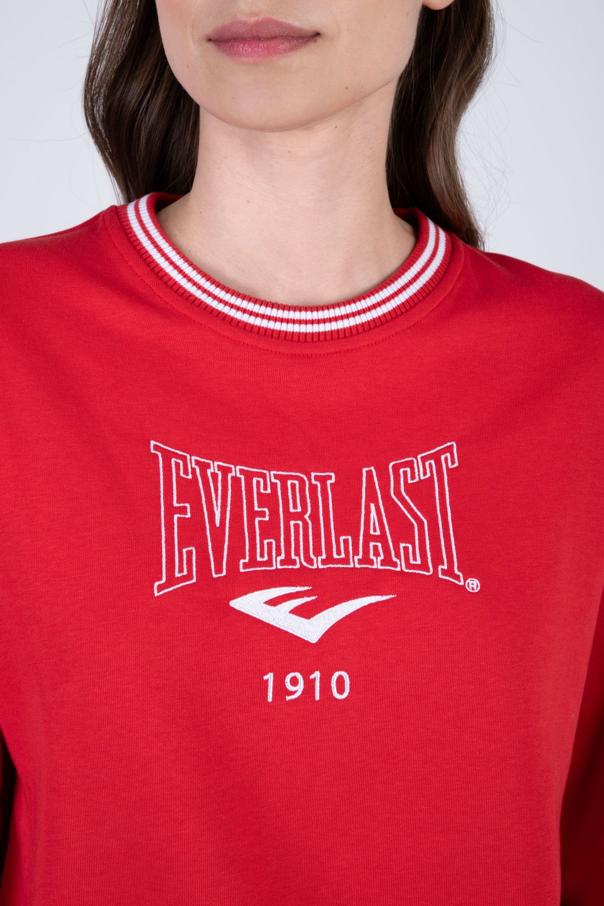 Poleron Crew Neck Down Rojo Everlast