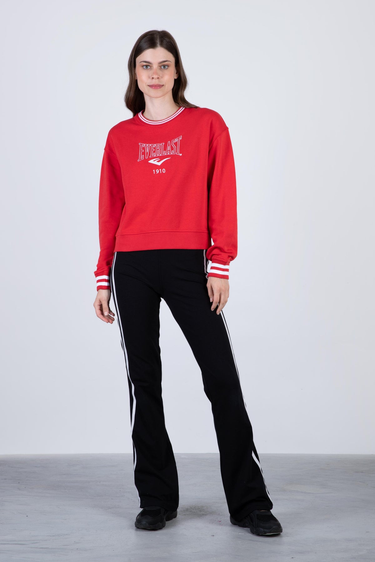 Poleron Crew Neck Down Rojo Everlast