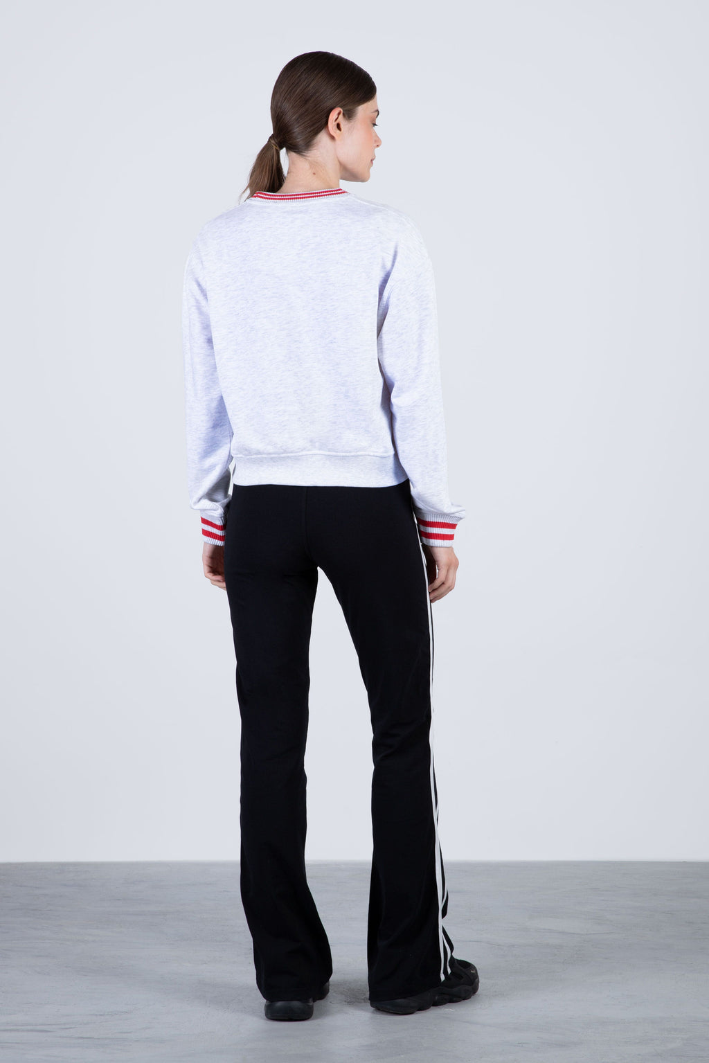 Poleron Crew Neck Down Gris Everlast
