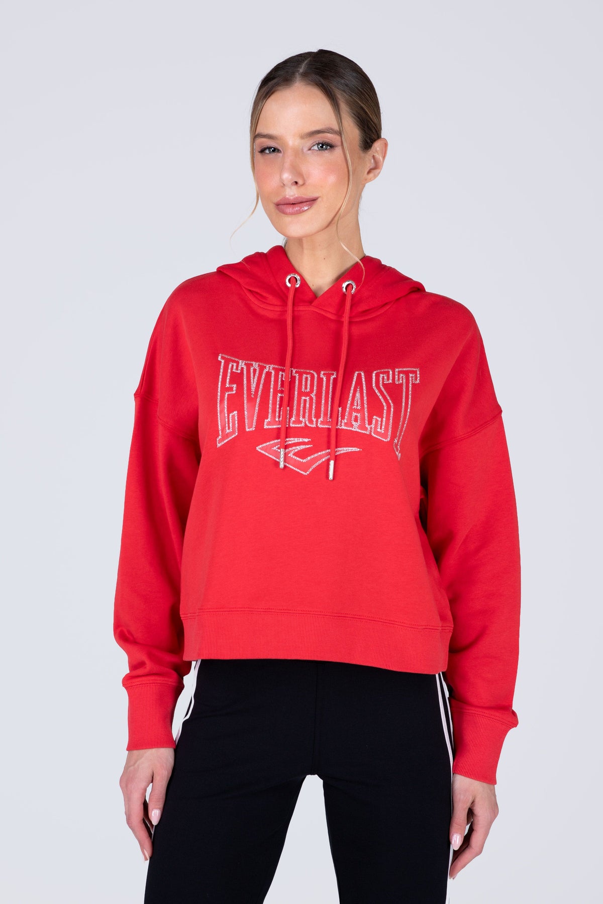 Poleron Hood Bring Rojo Everlast