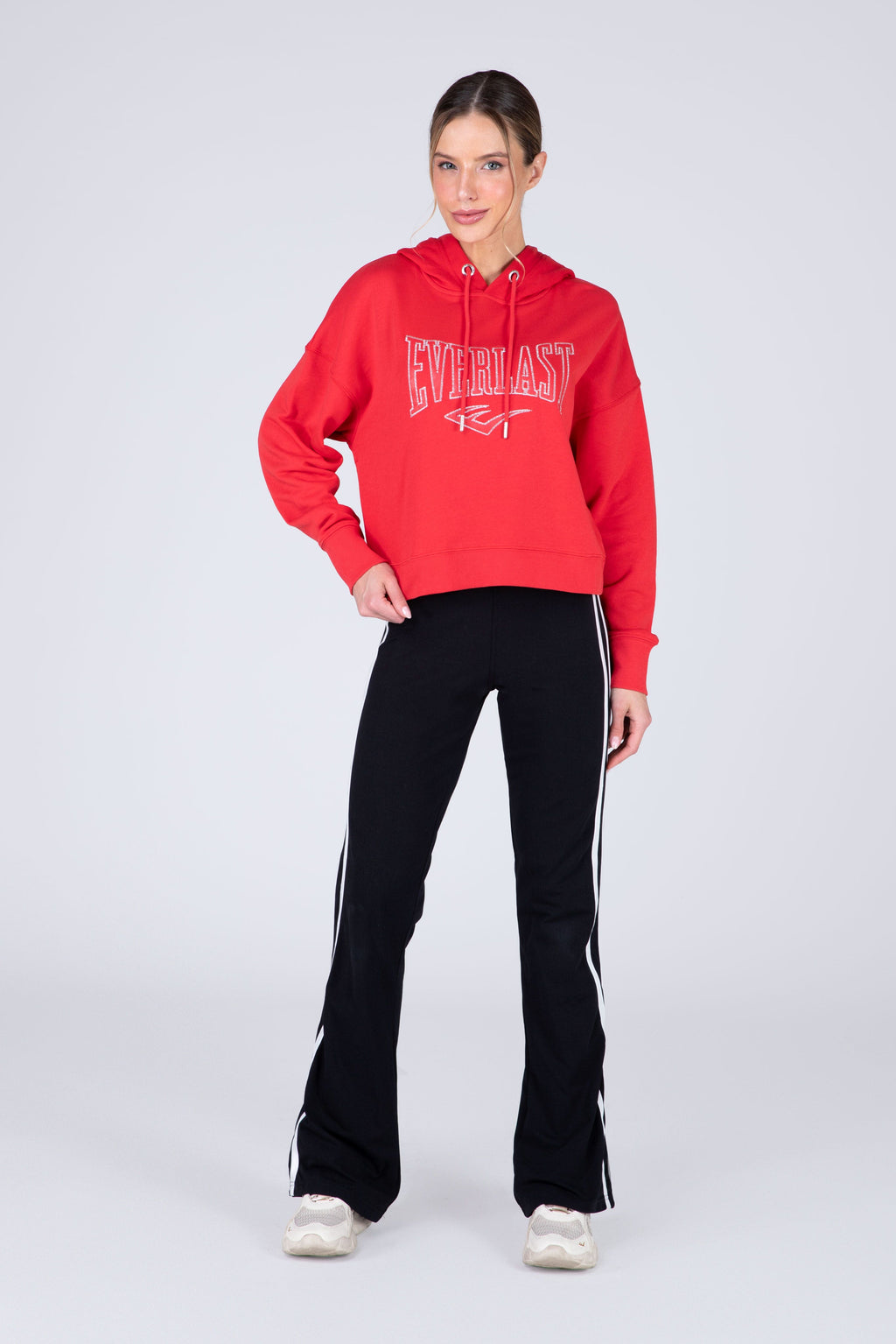Poleron Hood Bring Rojo Everlast
