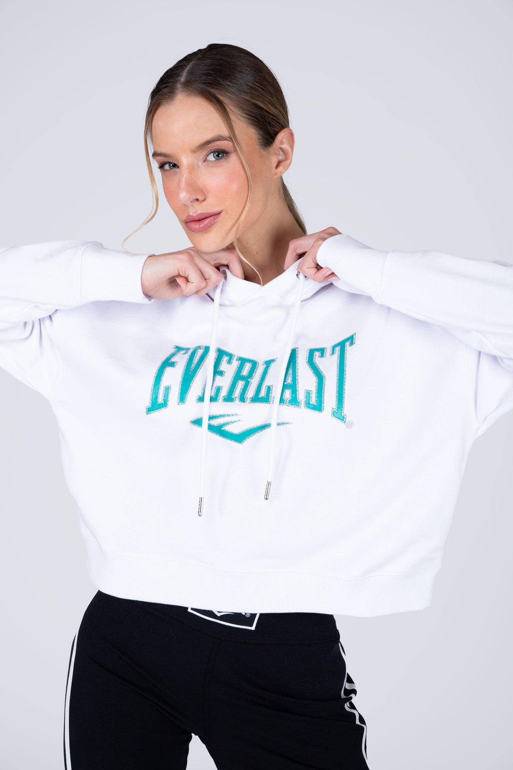 Poleron Hood Bring Blanco Everlast