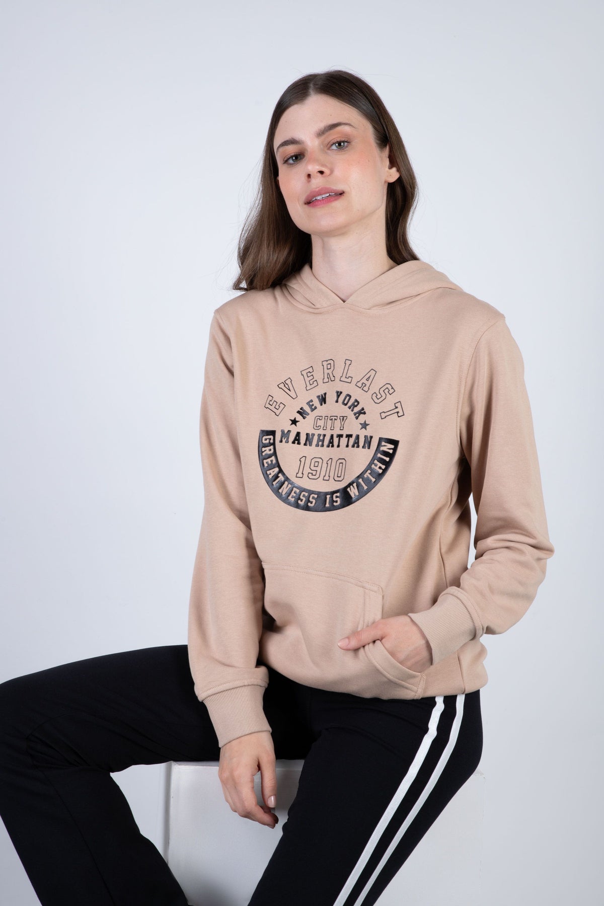 Poleron Hood Lexington Beige Everlast