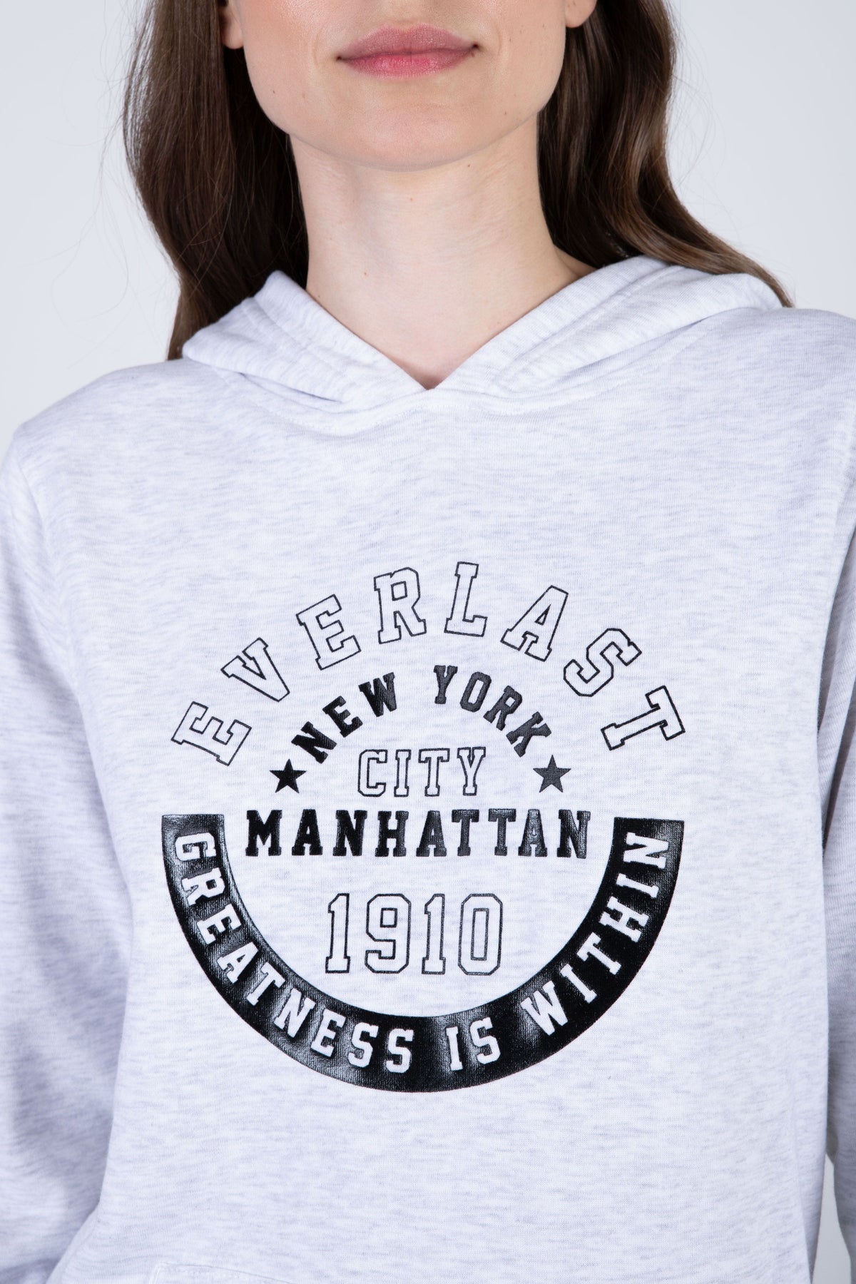 Poleron Hood Lexington Gris Everlast