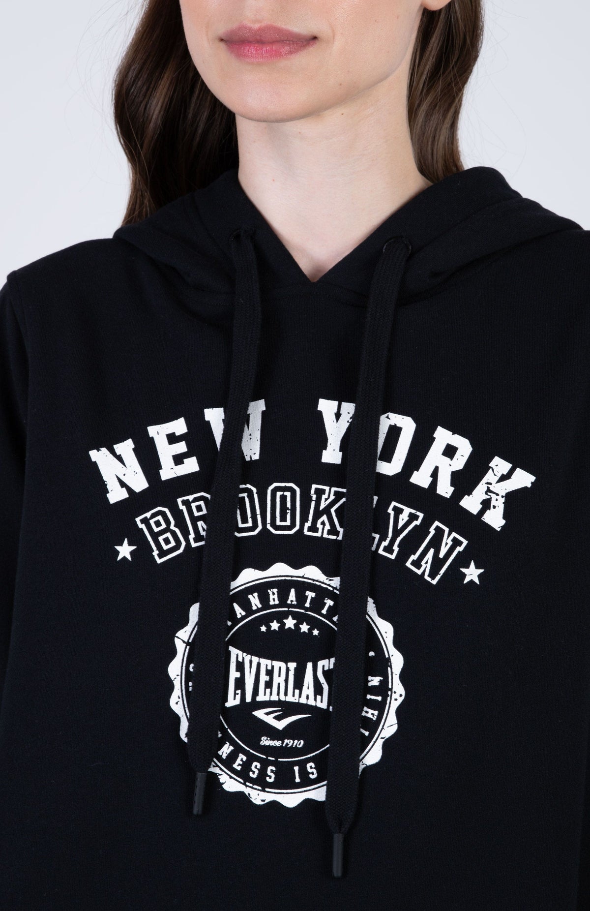 Poleron Hood Cranberry Negro Everlast