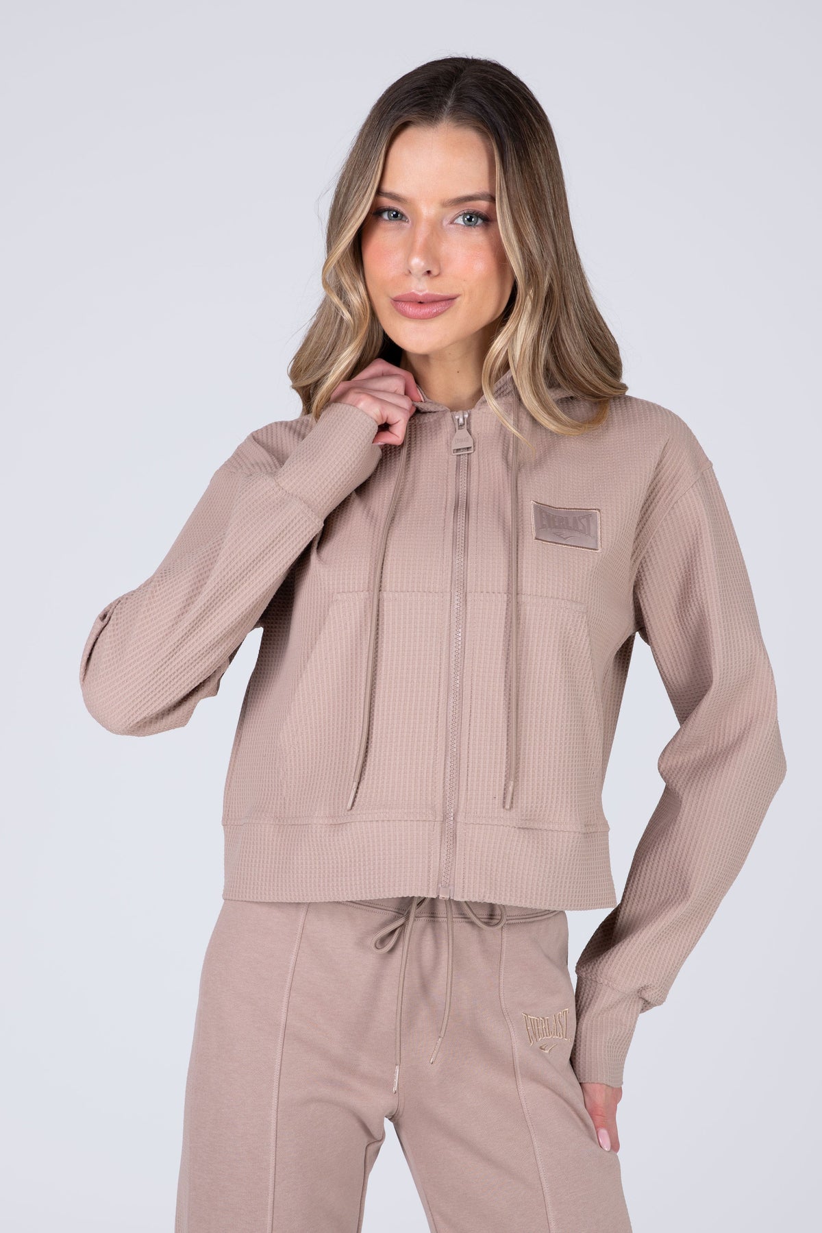 Chaqueta Waffle Beige Everlast