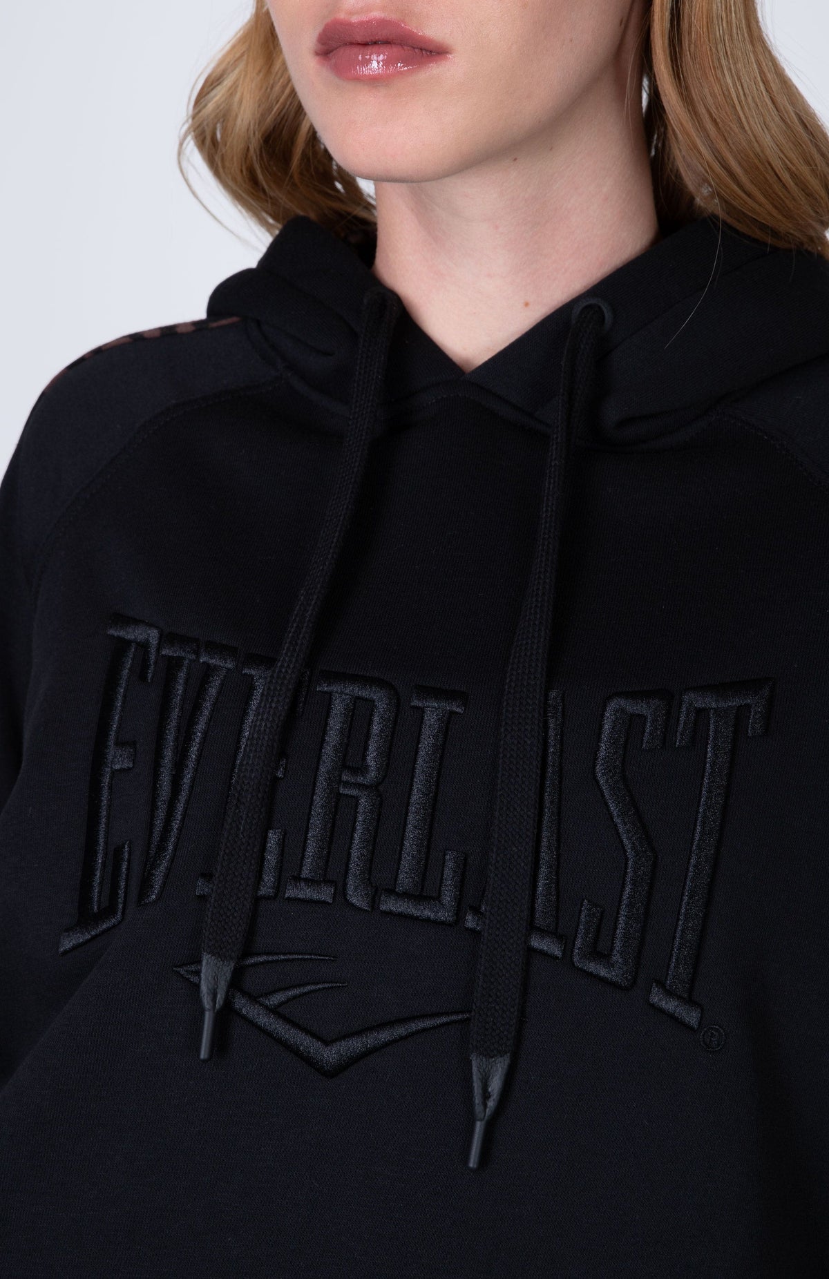 Poleron Hood Alba Negro Everlast