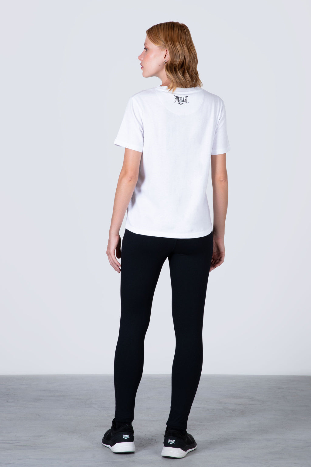 Polera Manga Corta Alba Blanco Everlast
