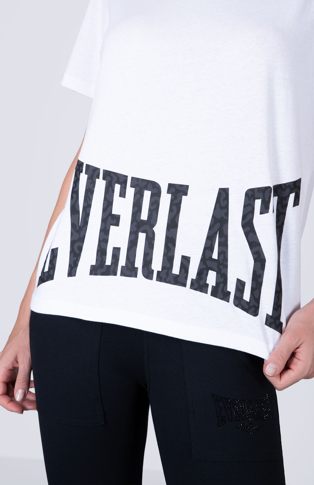 Polera Manga Corta Alba Blanco Everlast