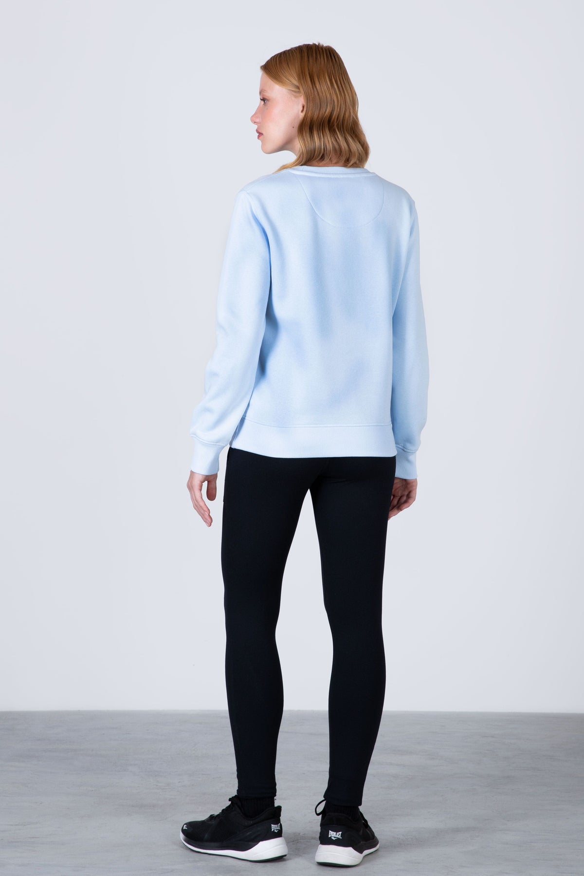 Poleron Crew Neck Aqua Celeste Everlast