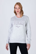 Poleron Crew Neck Aqua Gris Everlast
