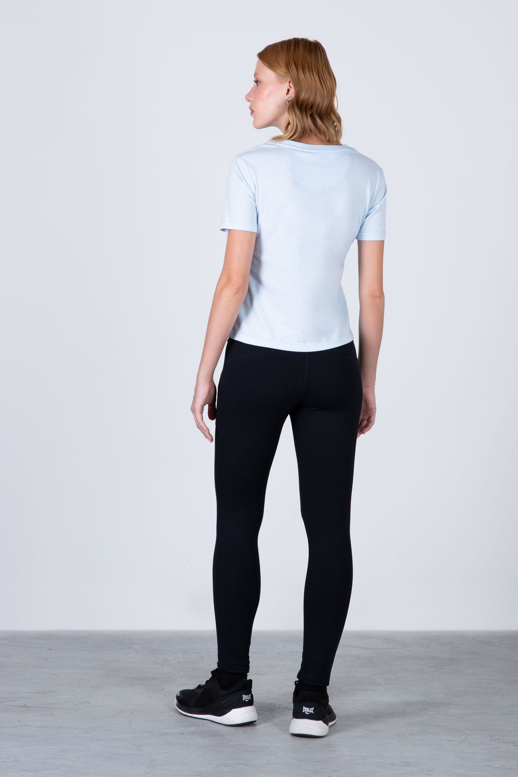 Polera Manga Corta Aqua Celeste Everlast