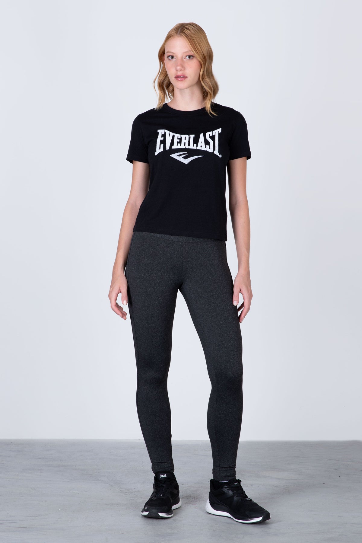 Polera Manga Corta Aqua Negro Everlast