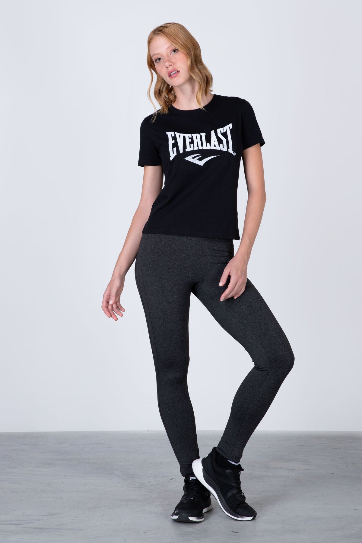 Polera Manga Corta Aqua Negro Everlast