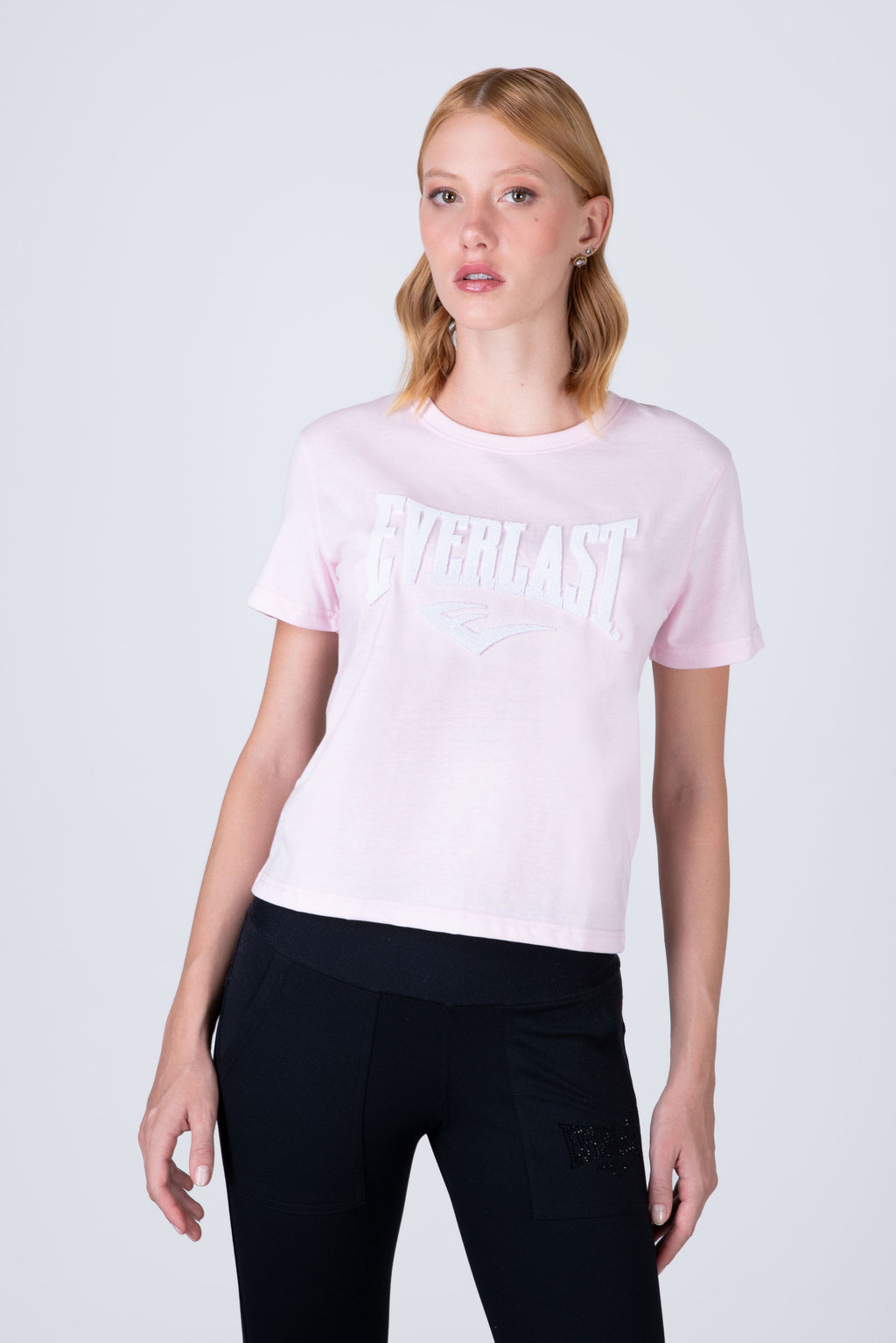 Polera Manga Corta Aqua Rosado Everlast