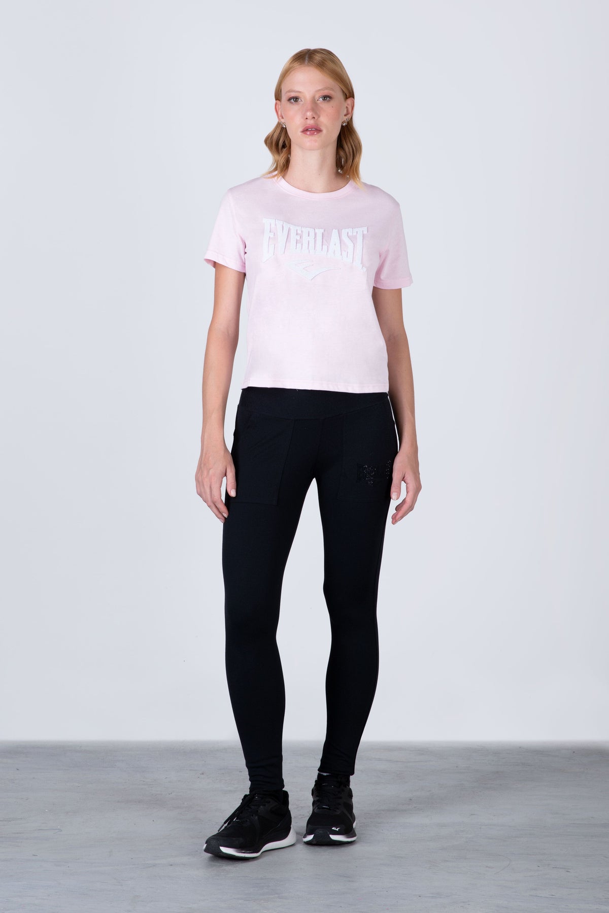 Polera Manga Corta Aqua Rosado Everlast