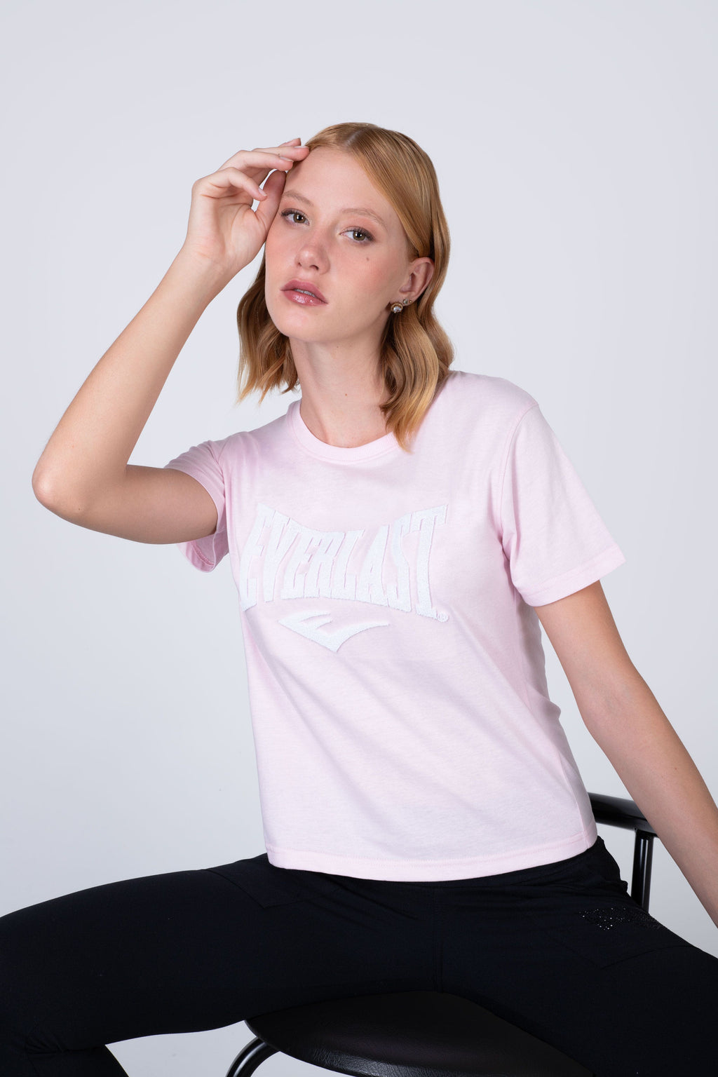 Polera Manga Corta Aqua Rosado Everlast
