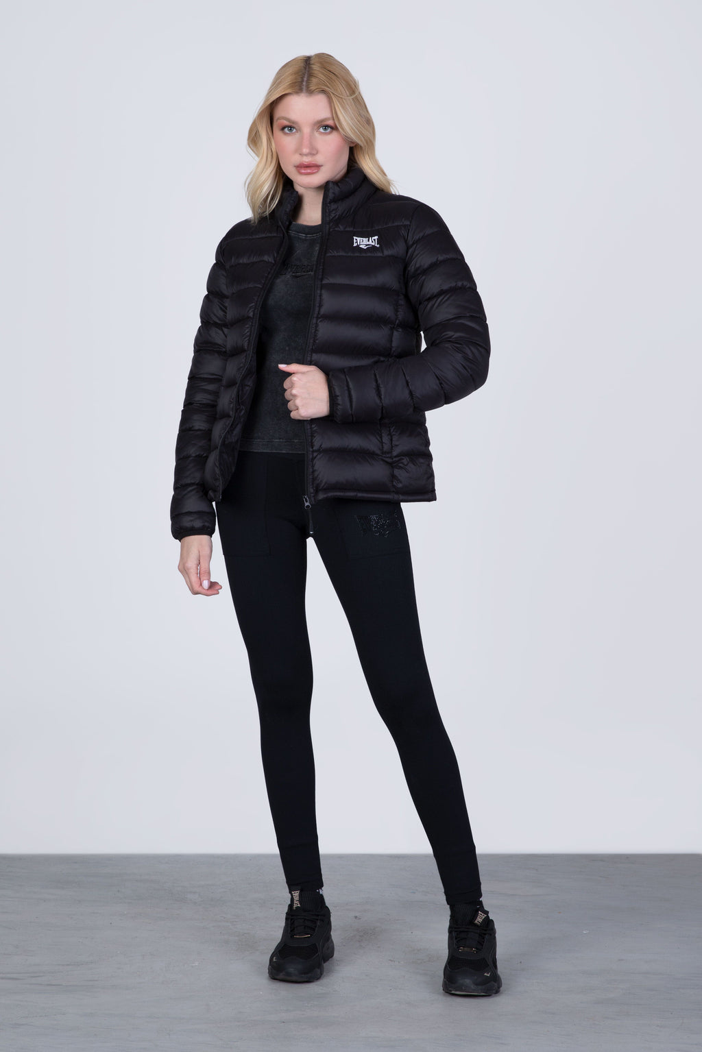 Parka Puff Negro Everlast
