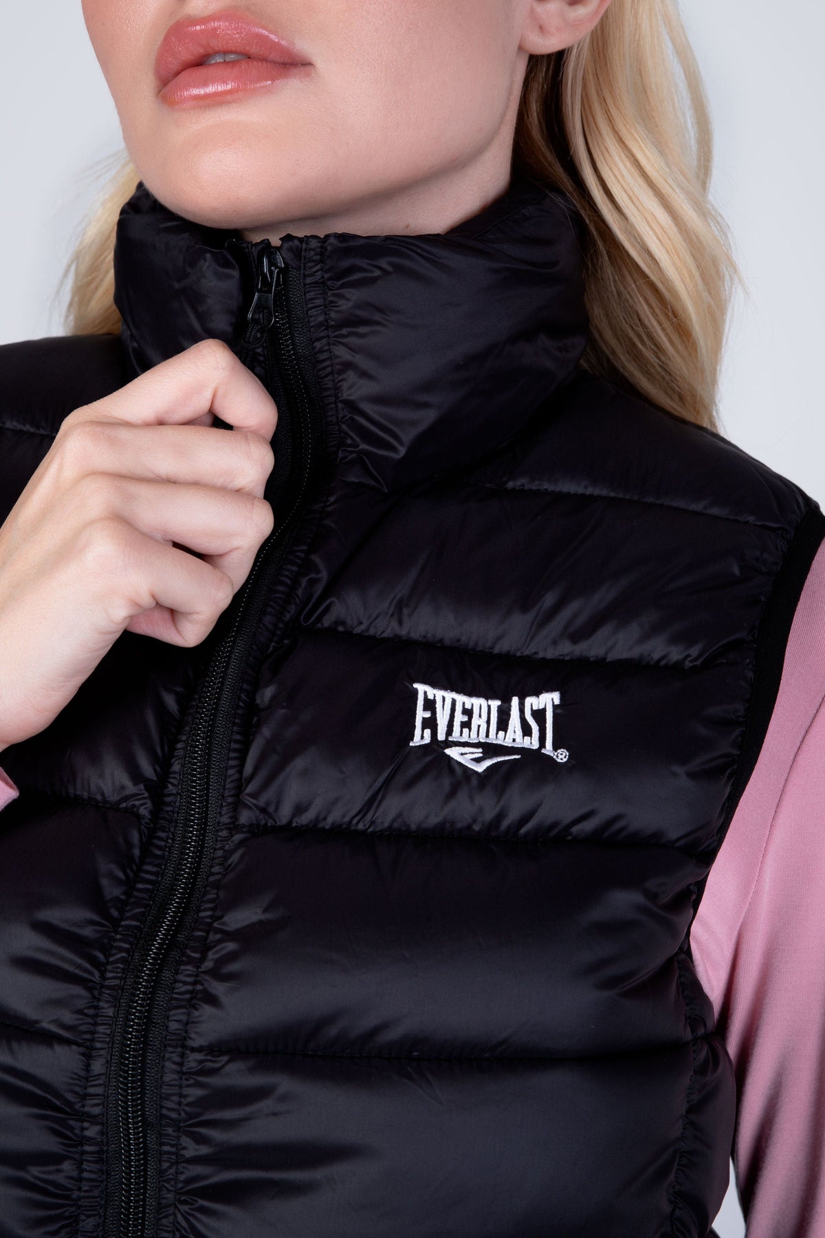 Parka Sin Manga Puff Negro Everlast