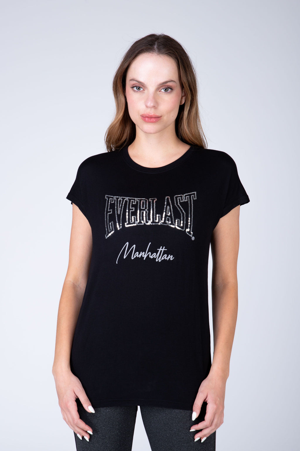 Polera Manga Corta Power Negro Everlast