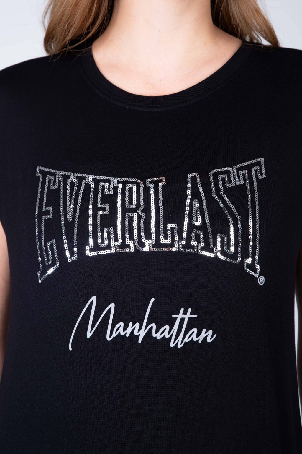 Polera Manga Corta Power Negro Everlast
