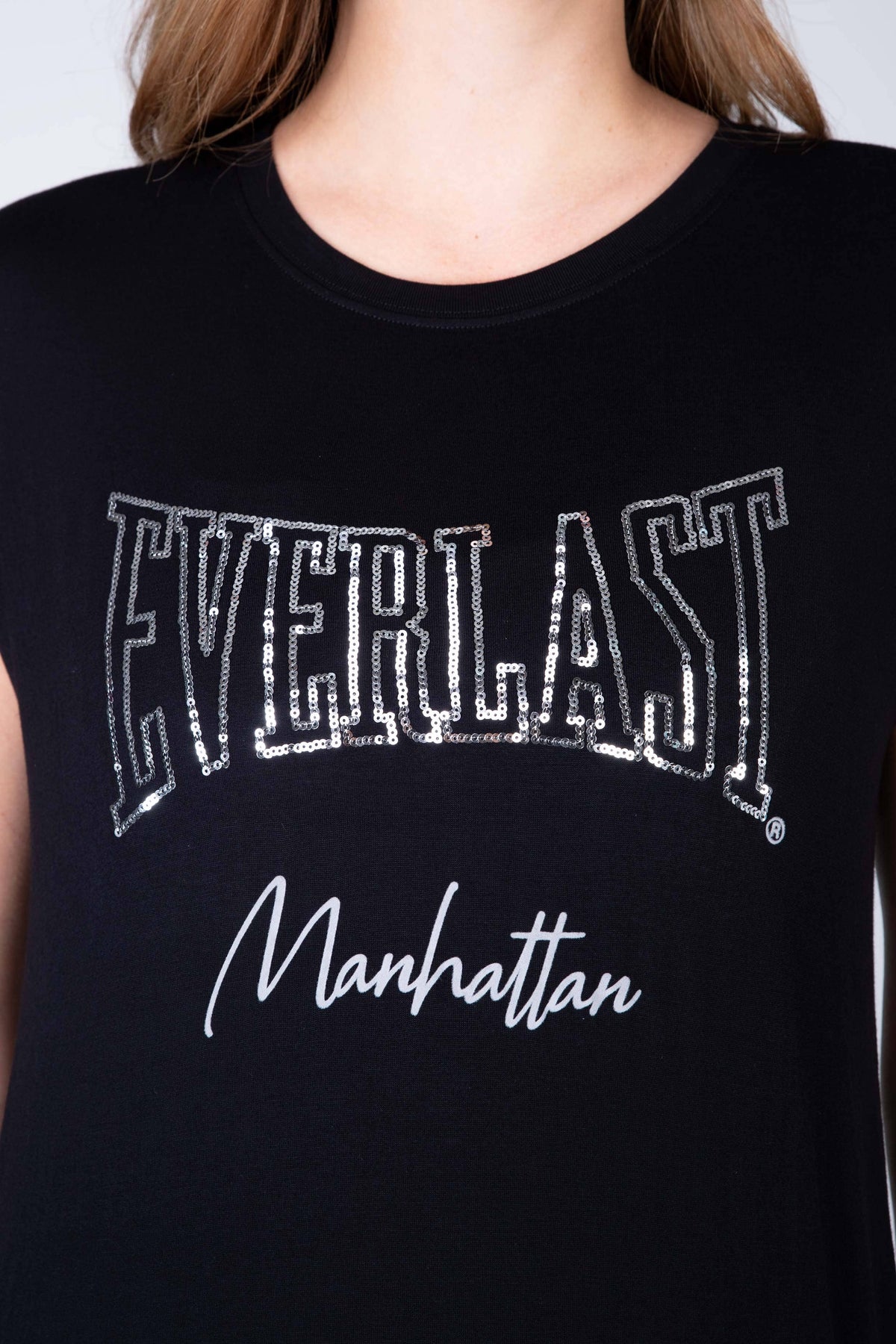 Polera Manga Corta Power Negro Everlast