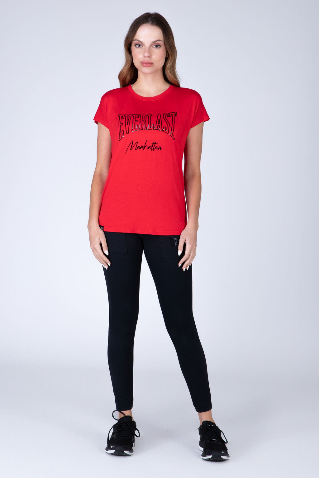 Polera Manga Corta Power Rojo Everlast