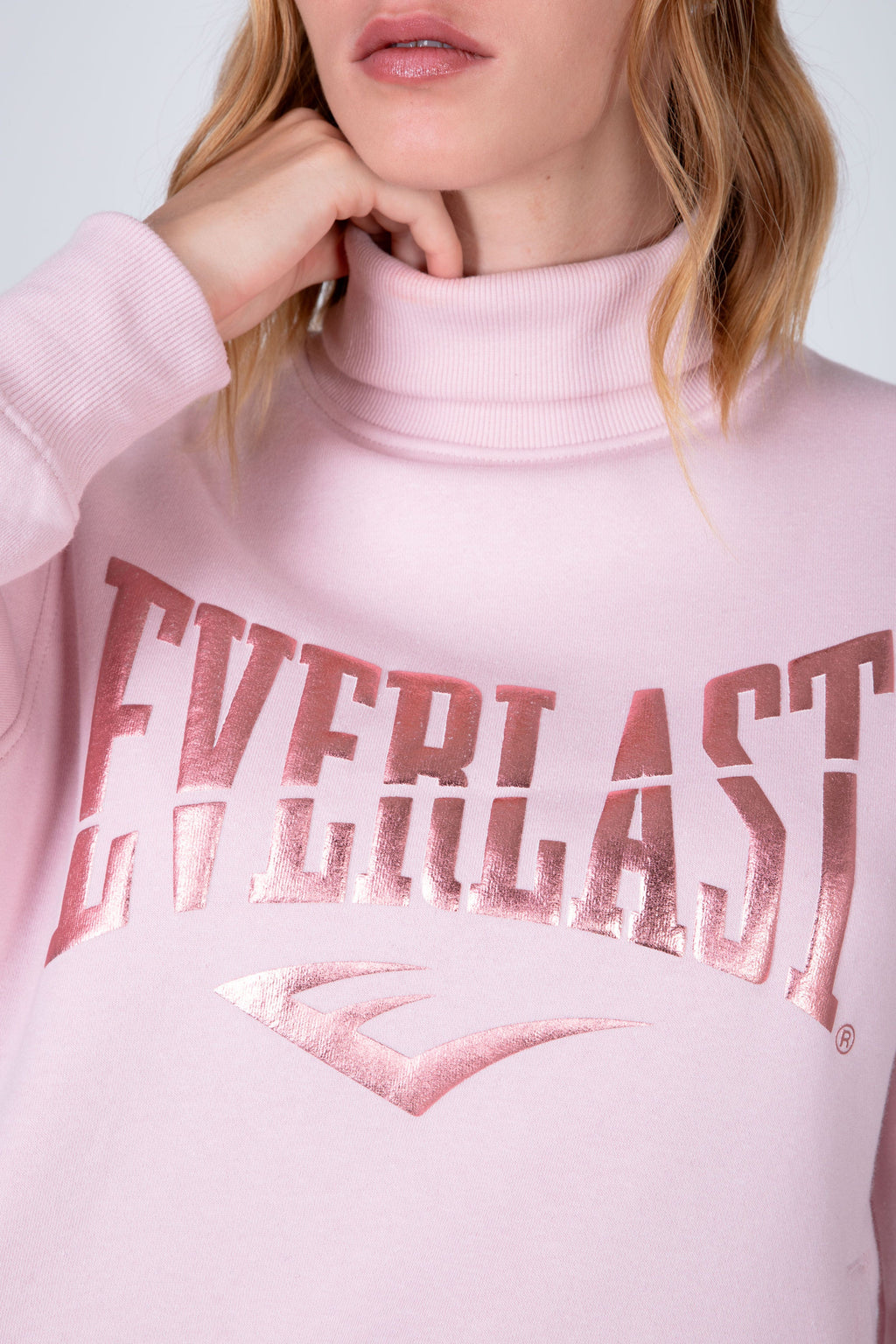 Poleron Crew Neck Turtle Boston Rosado Everlast