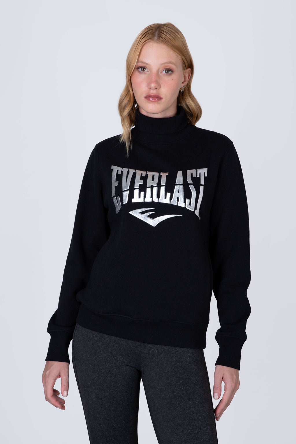 Poleron Crew Neck Turtle Boston Negro Everlast
