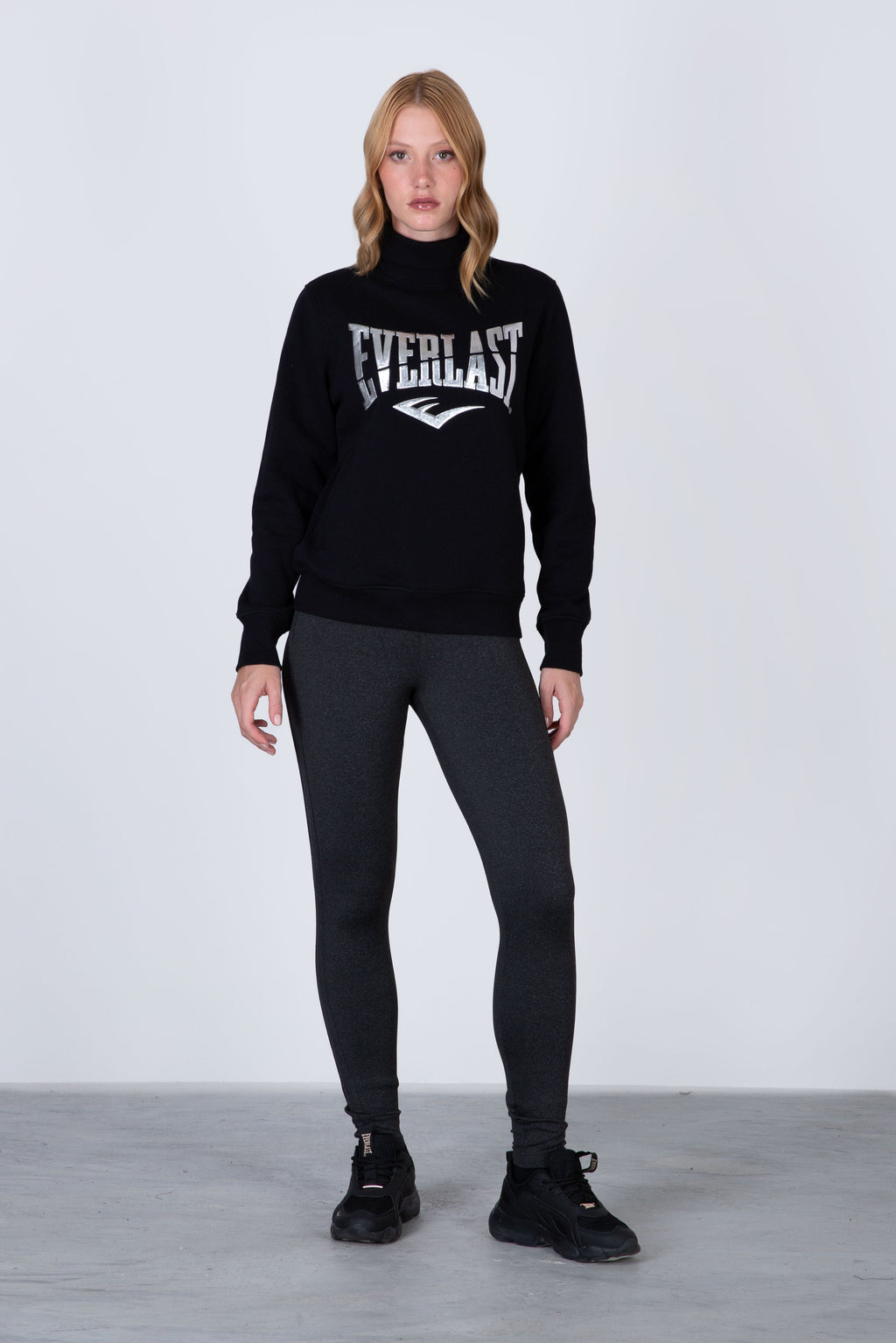 Poleron Crew Neck Turtle Boston Negro Everlast